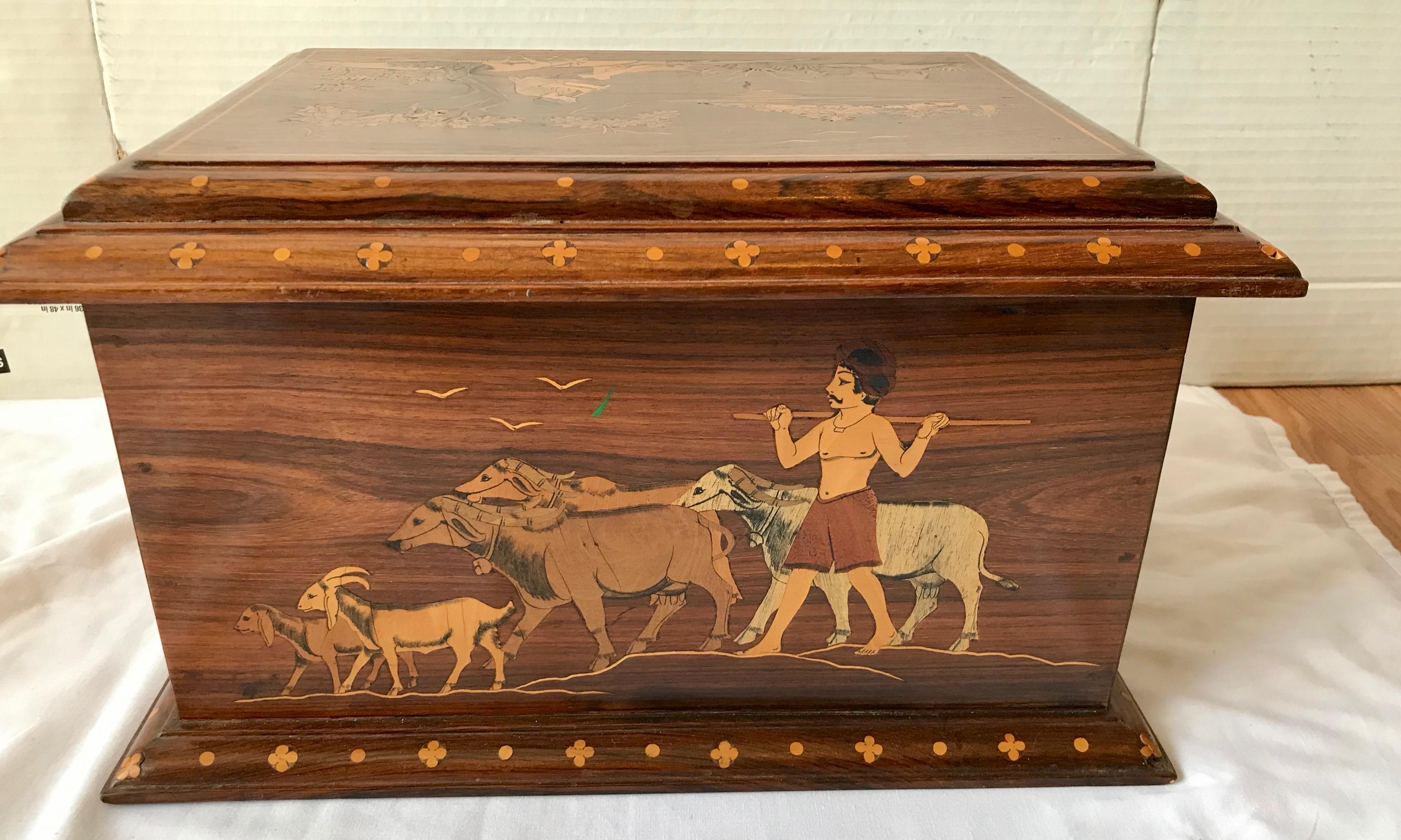 Italian Inlaid Document Box For Sale 6