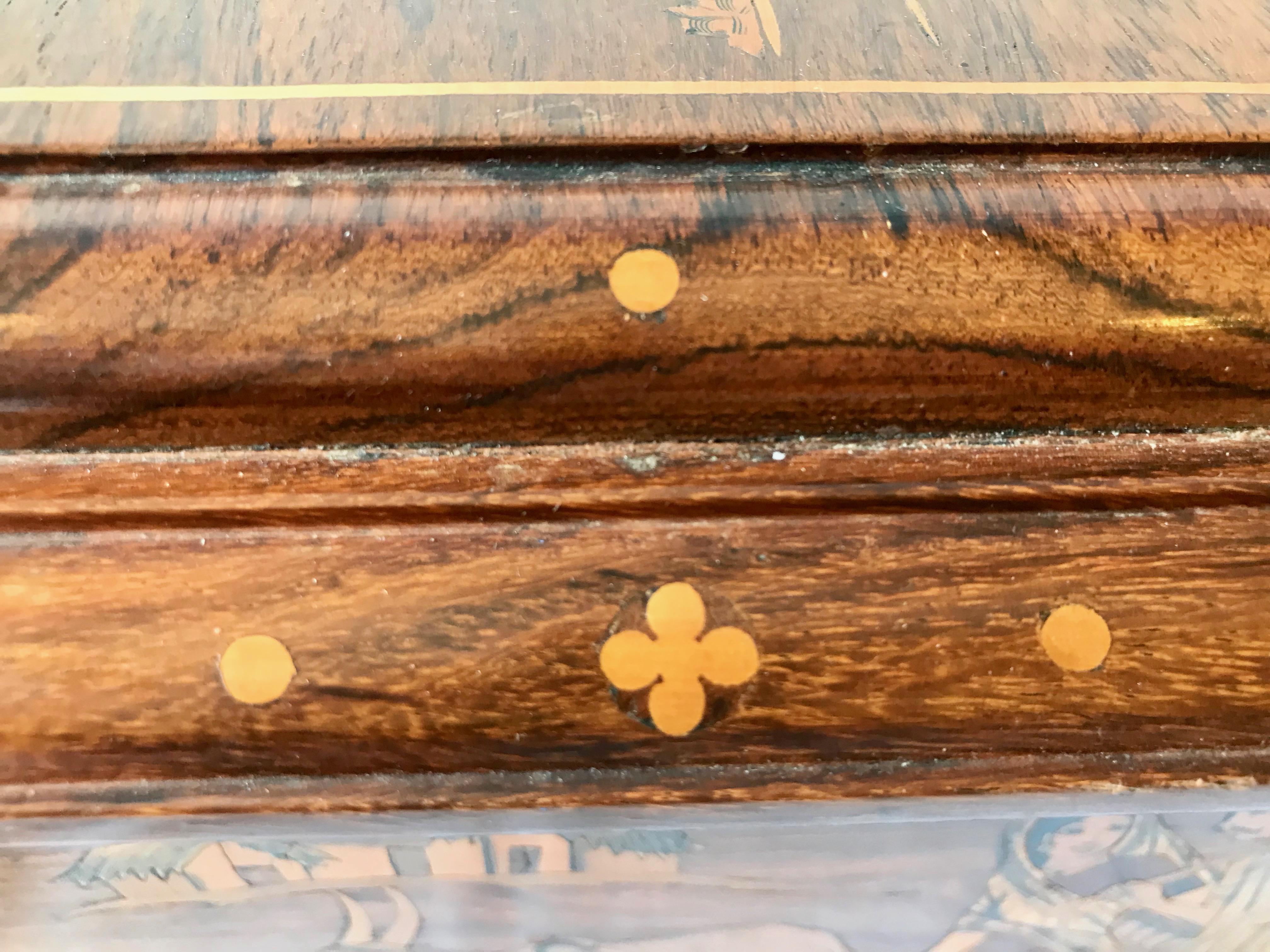 Italian Inlaid Document Box For Sale 9