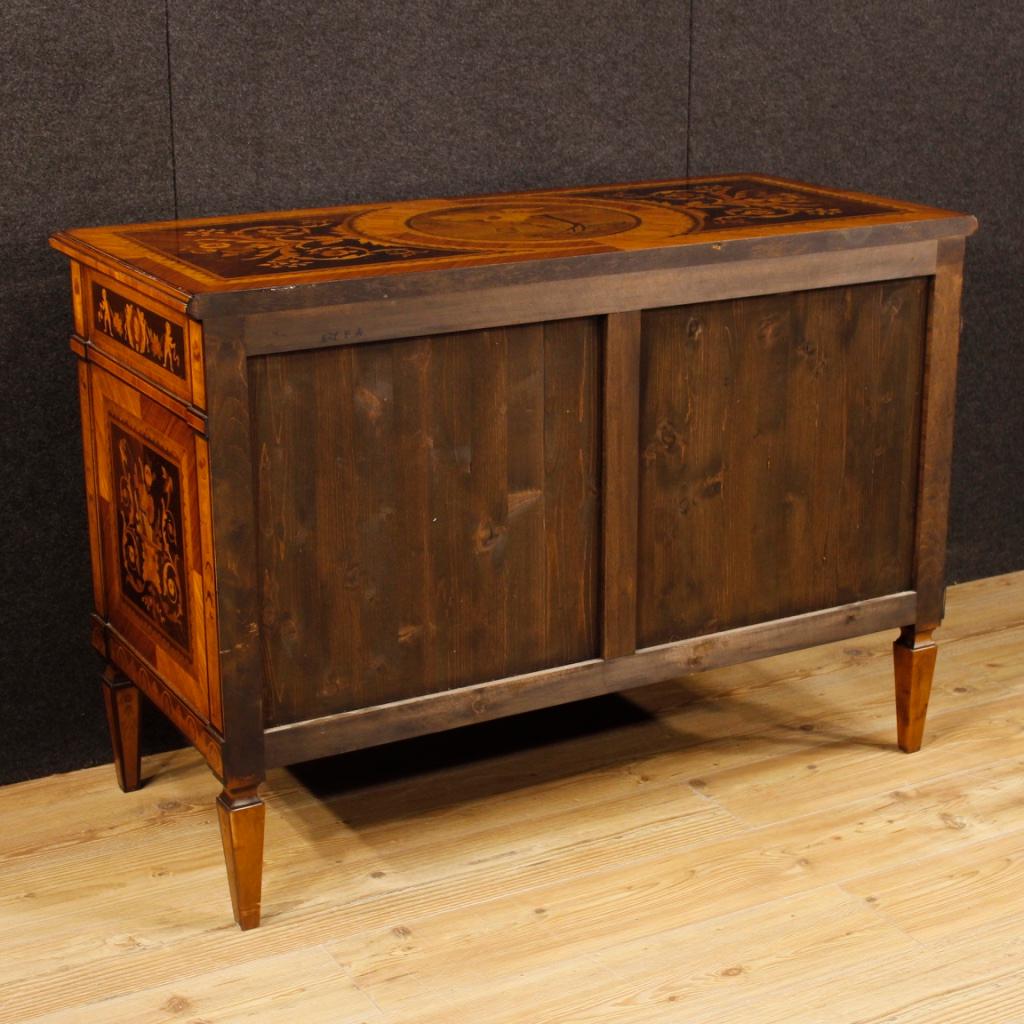 Italian Inlaid Dresser in Wood in Louis XVI Style from 20th Century 2