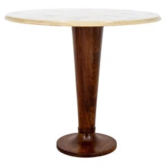Italian Inlaid Marble Occasional Table, 1940s