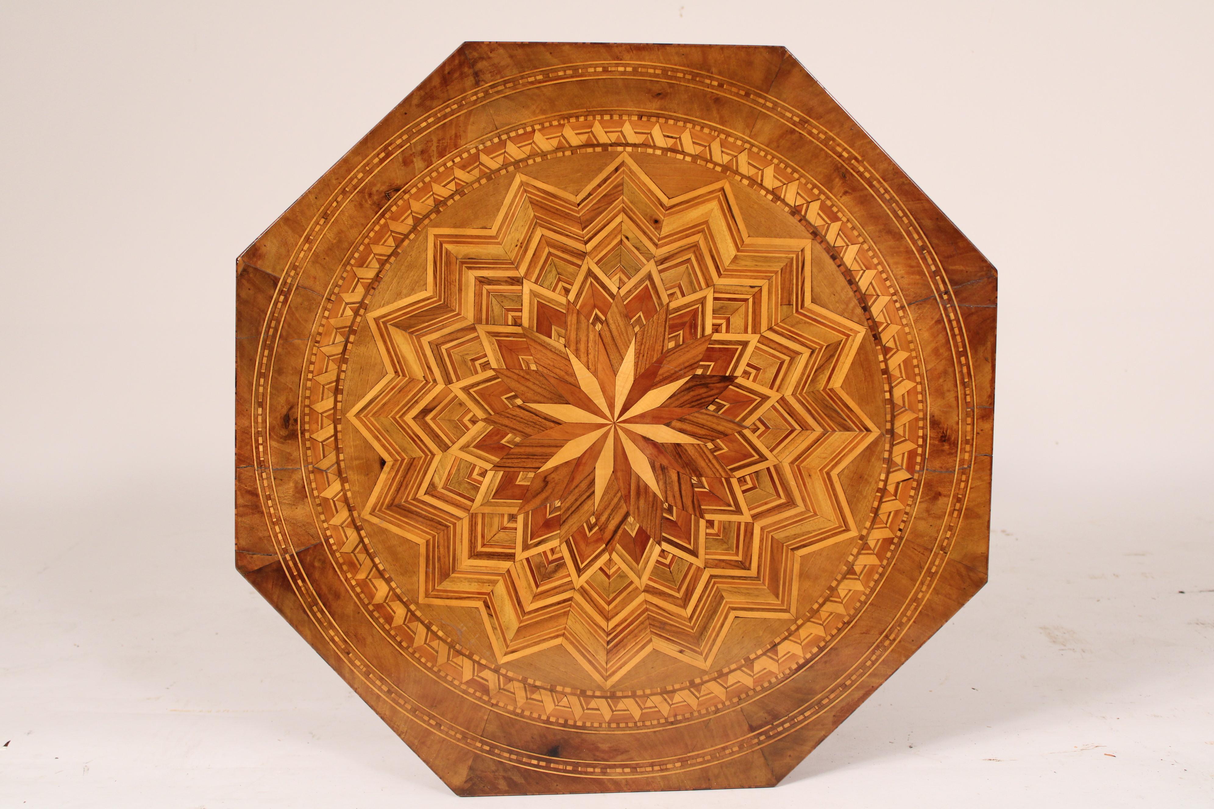 Mid-20th Century Italian Inlaid Occasional Table