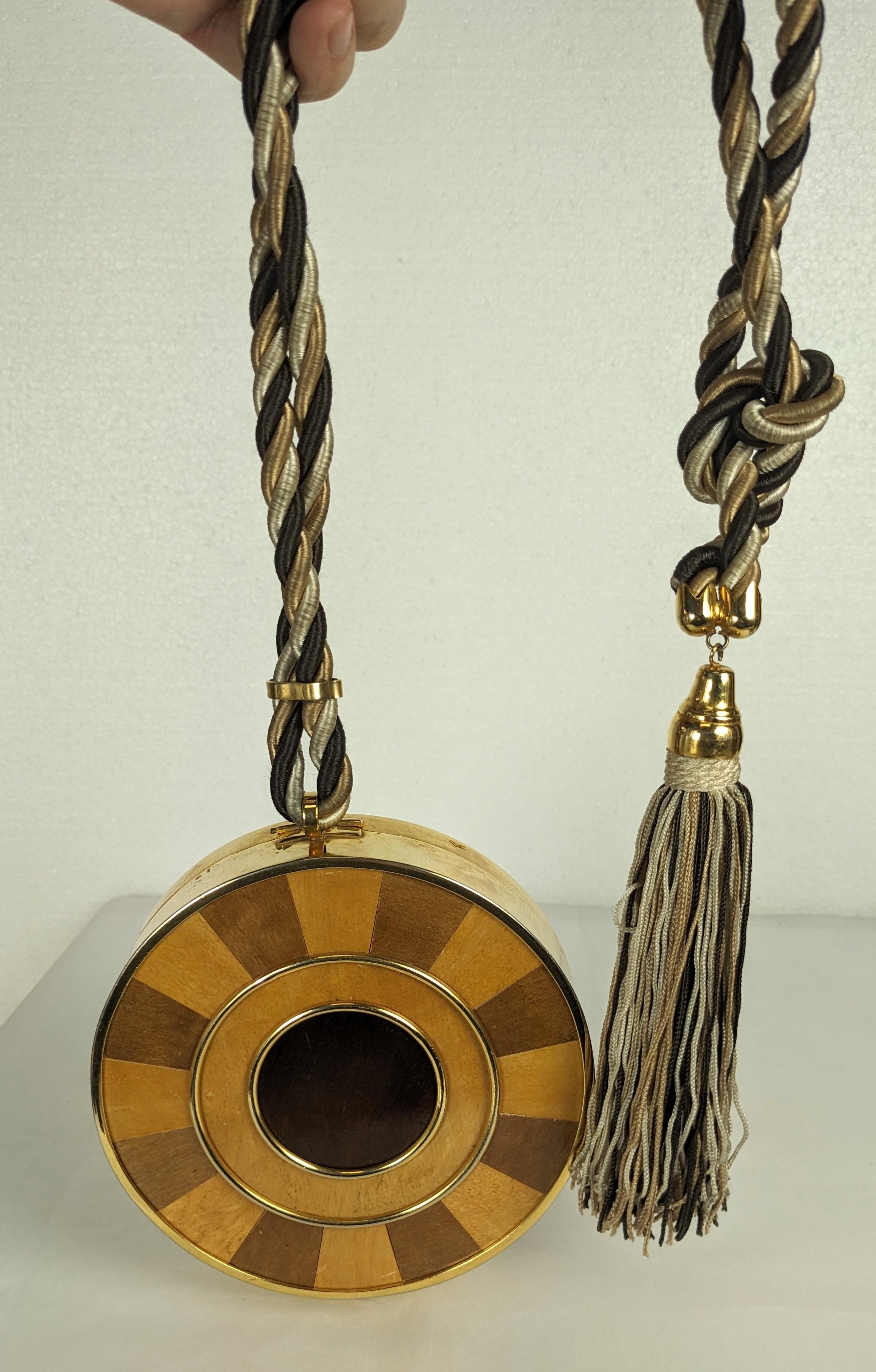 Italienische Intarsienholz-Minaudiere, Helietta Caracciolo im Angebot 2