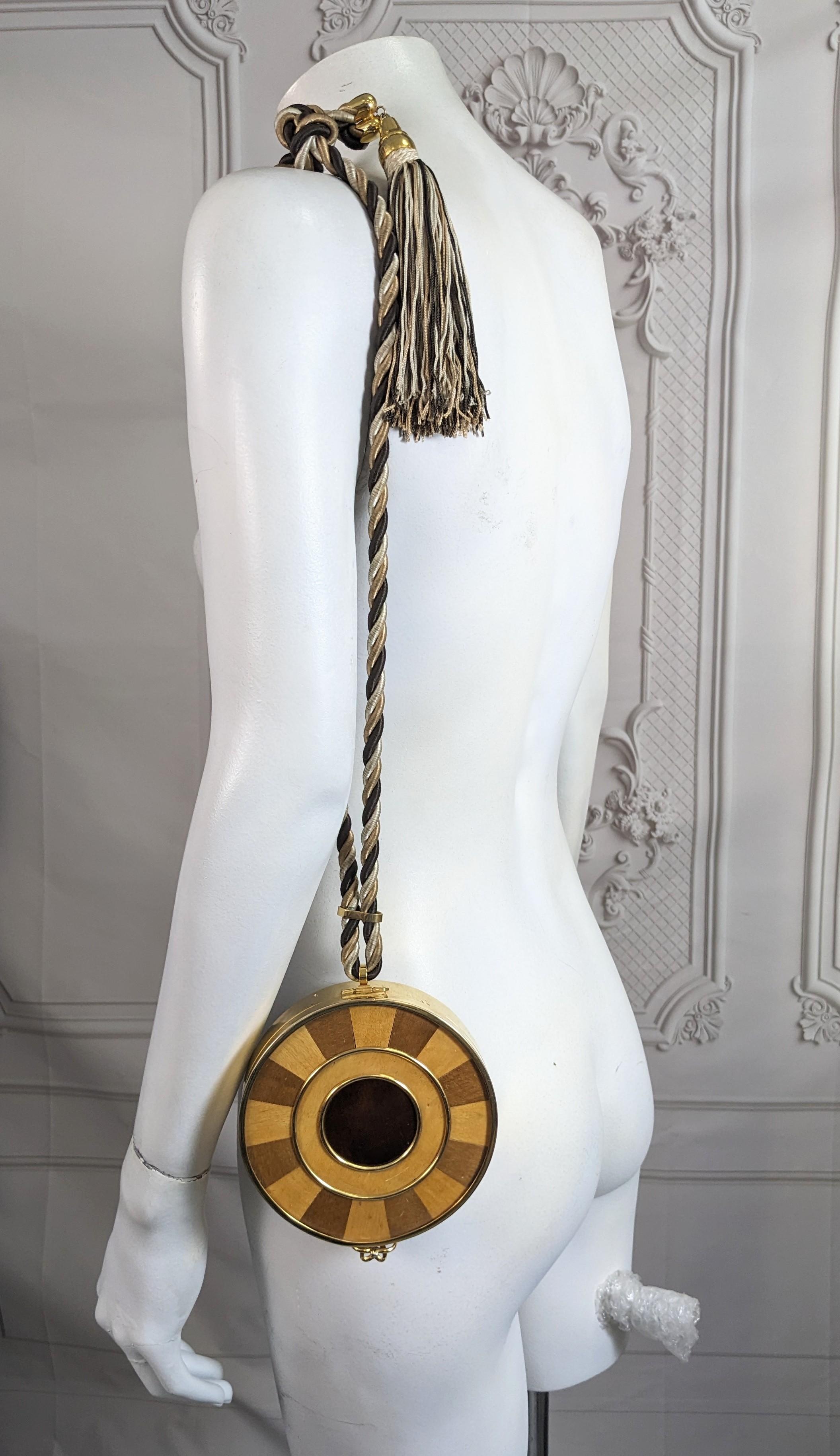 Italienische Intarsienholz-Minaudiere, Helietta Caracciolo im Angebot 3