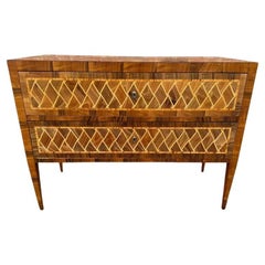 Italian Inlaid Veneer Commode/Chest