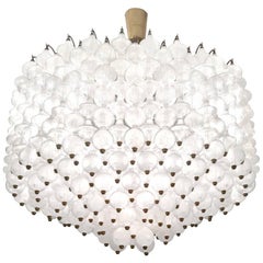 Italian Interlocking Glass Chandelier