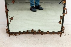 Italian Iron and Tole Mirror