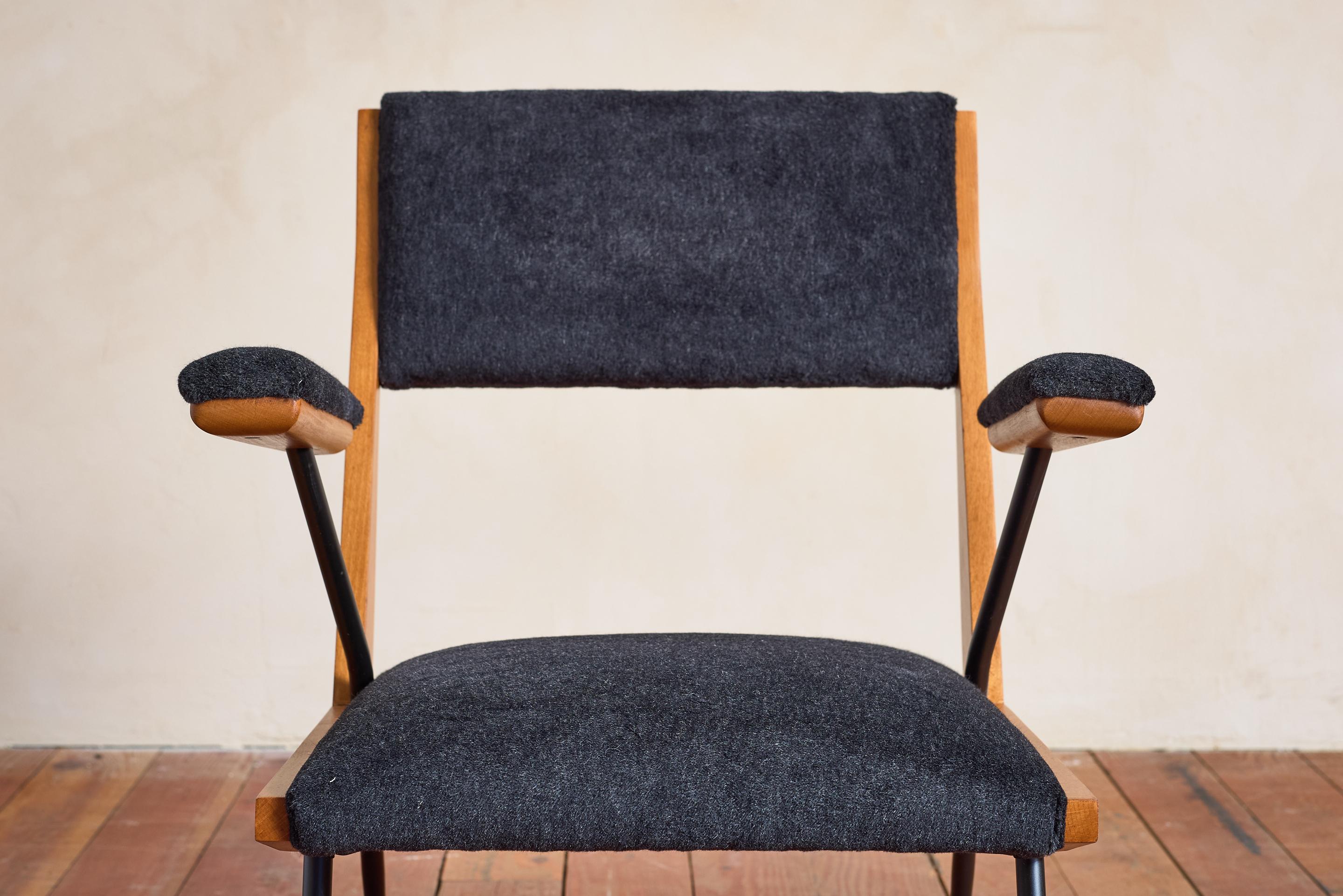 Italian Iron Armchairs For Sale 9