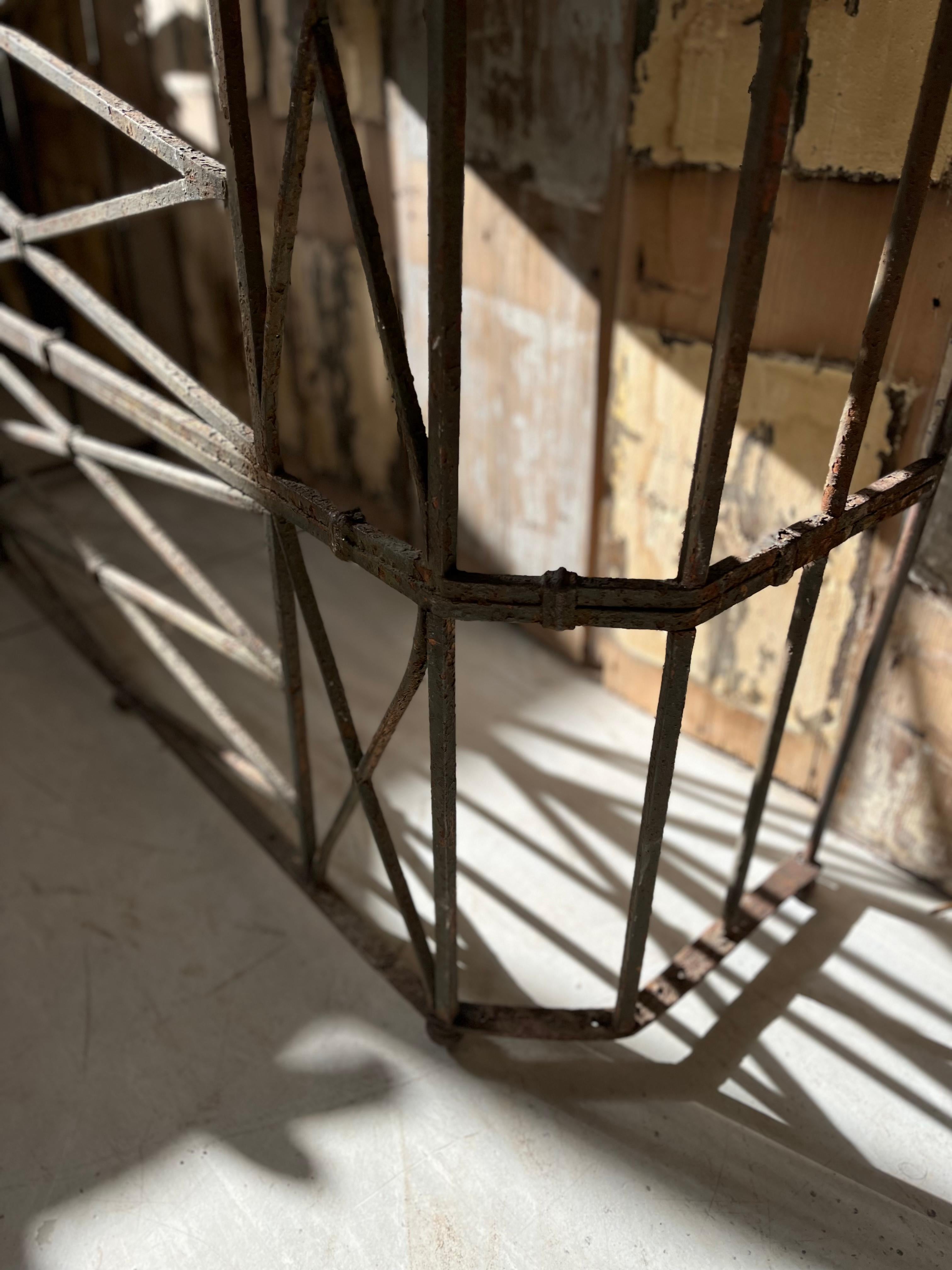20thC Italian iron console For Sale 2