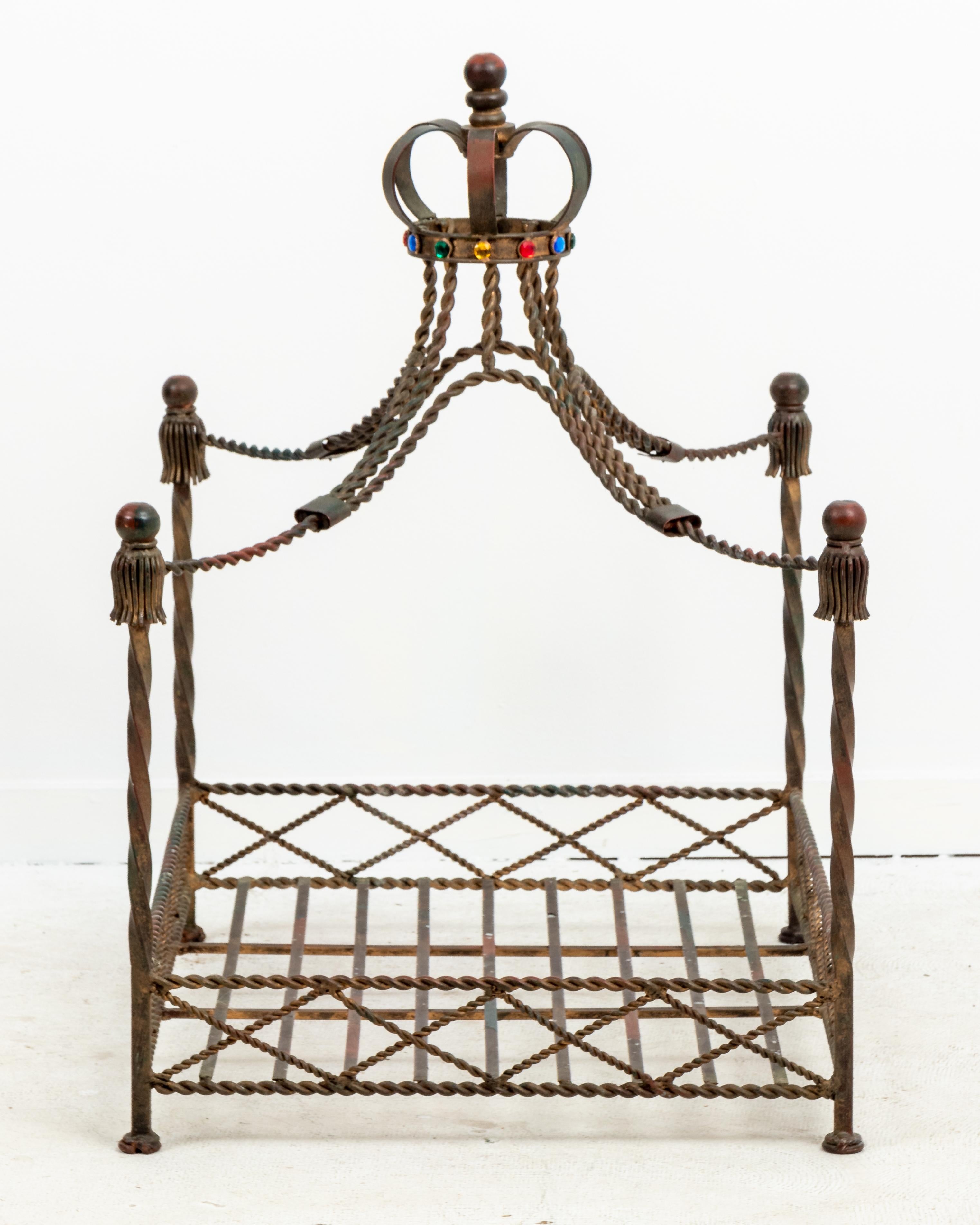 Italian Iron Dog Bed 1