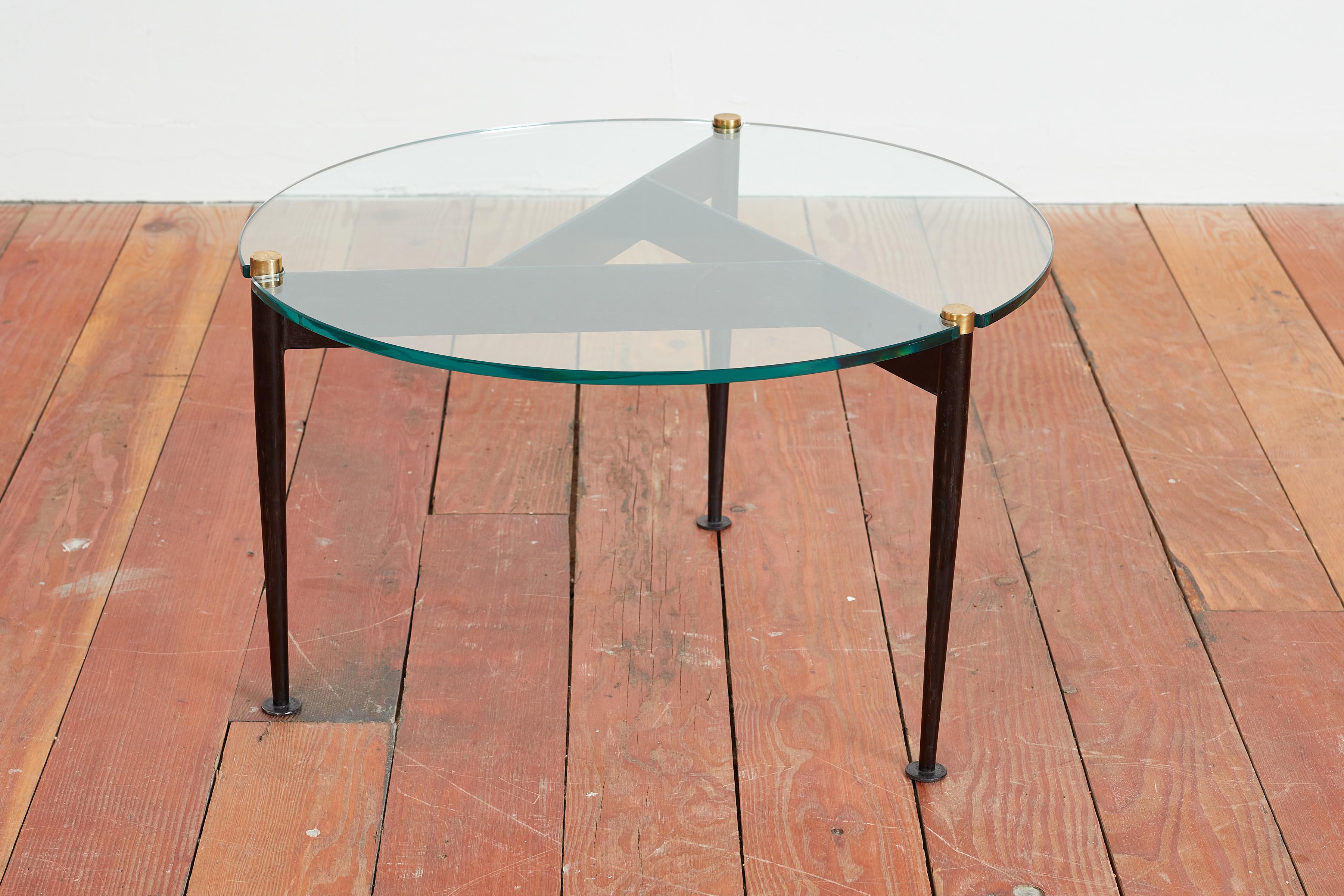 Italian Iron Side Table For Sale 5