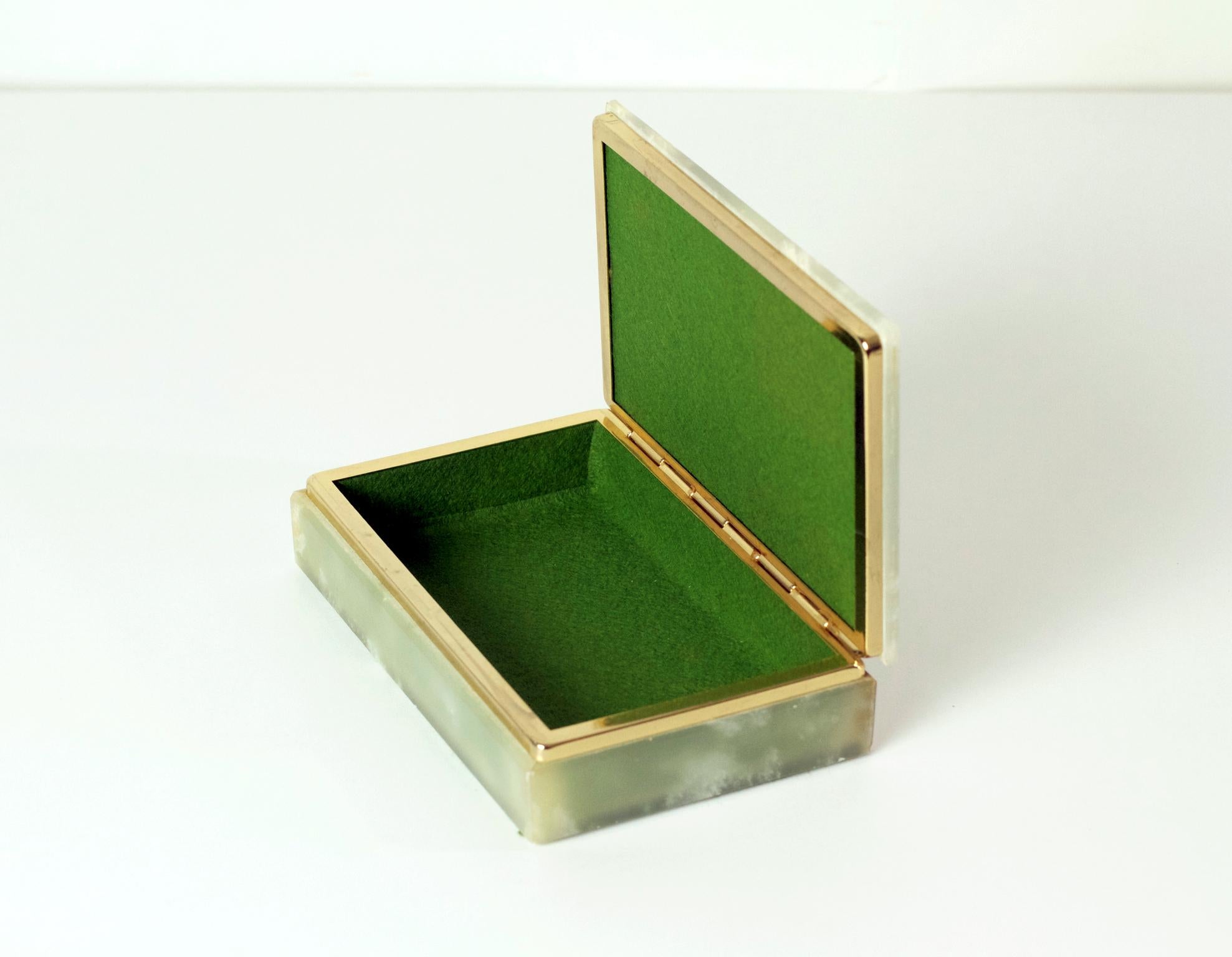 green onyx jewelry box
