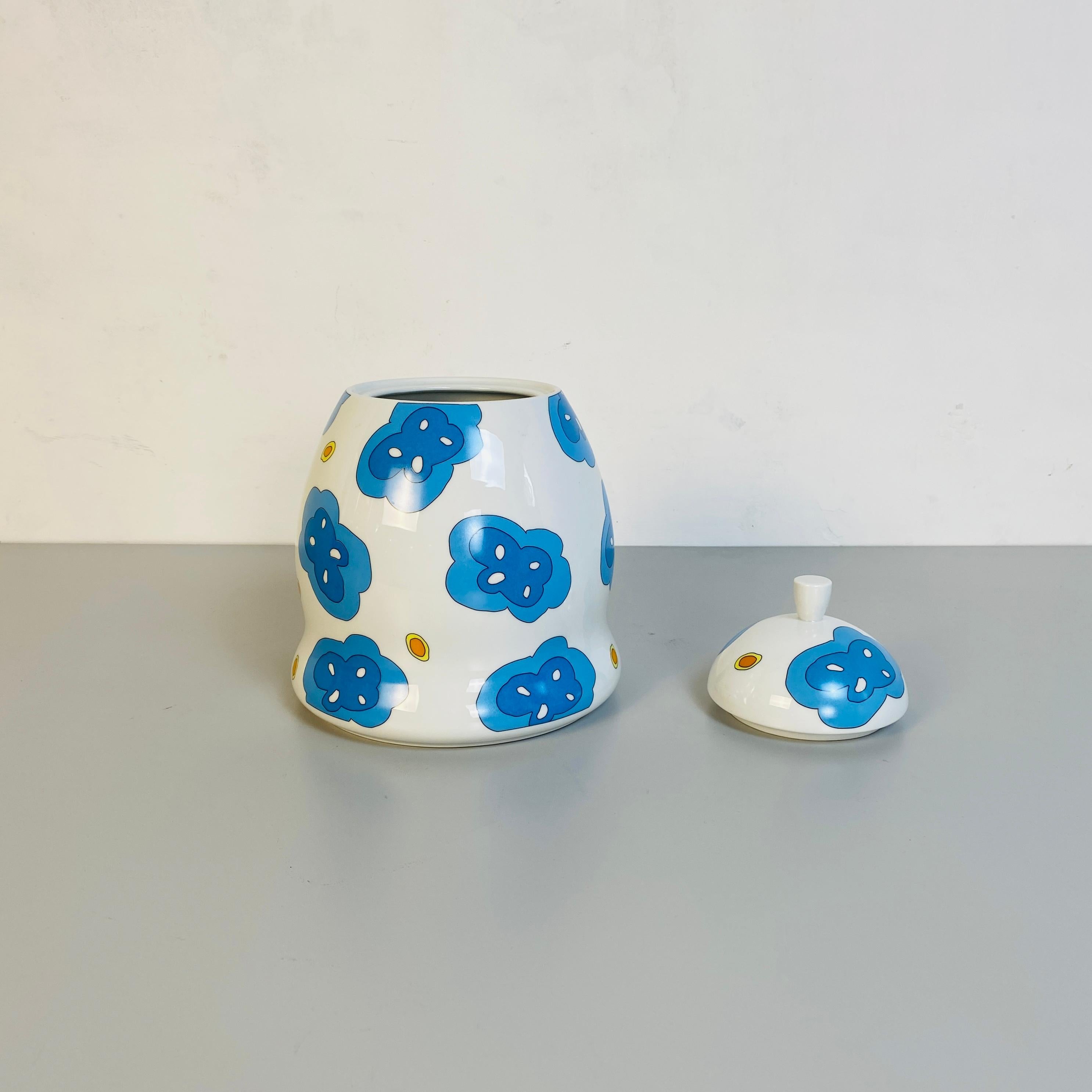 Late 20th Century Italian Jaia Biscuit jar by George Sowden and Alice Fiorilli for Alessi, 1997 For Sale