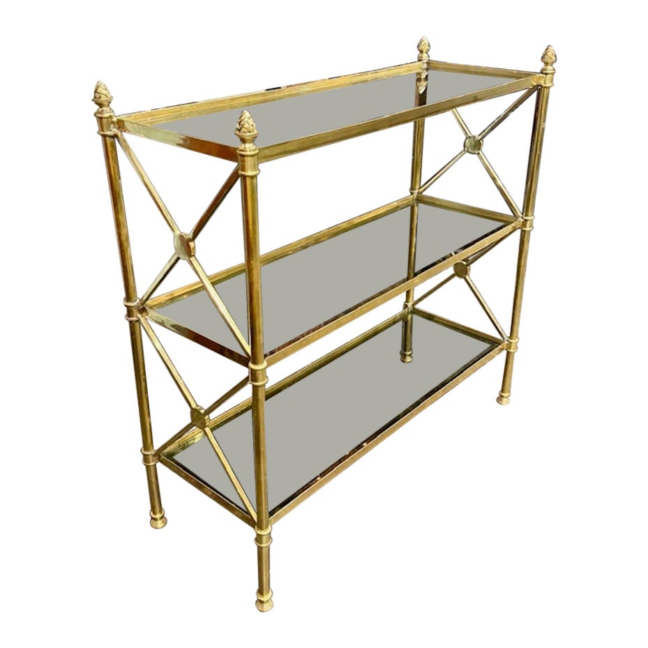 Italian Jansen Design Etagere Table For Sale