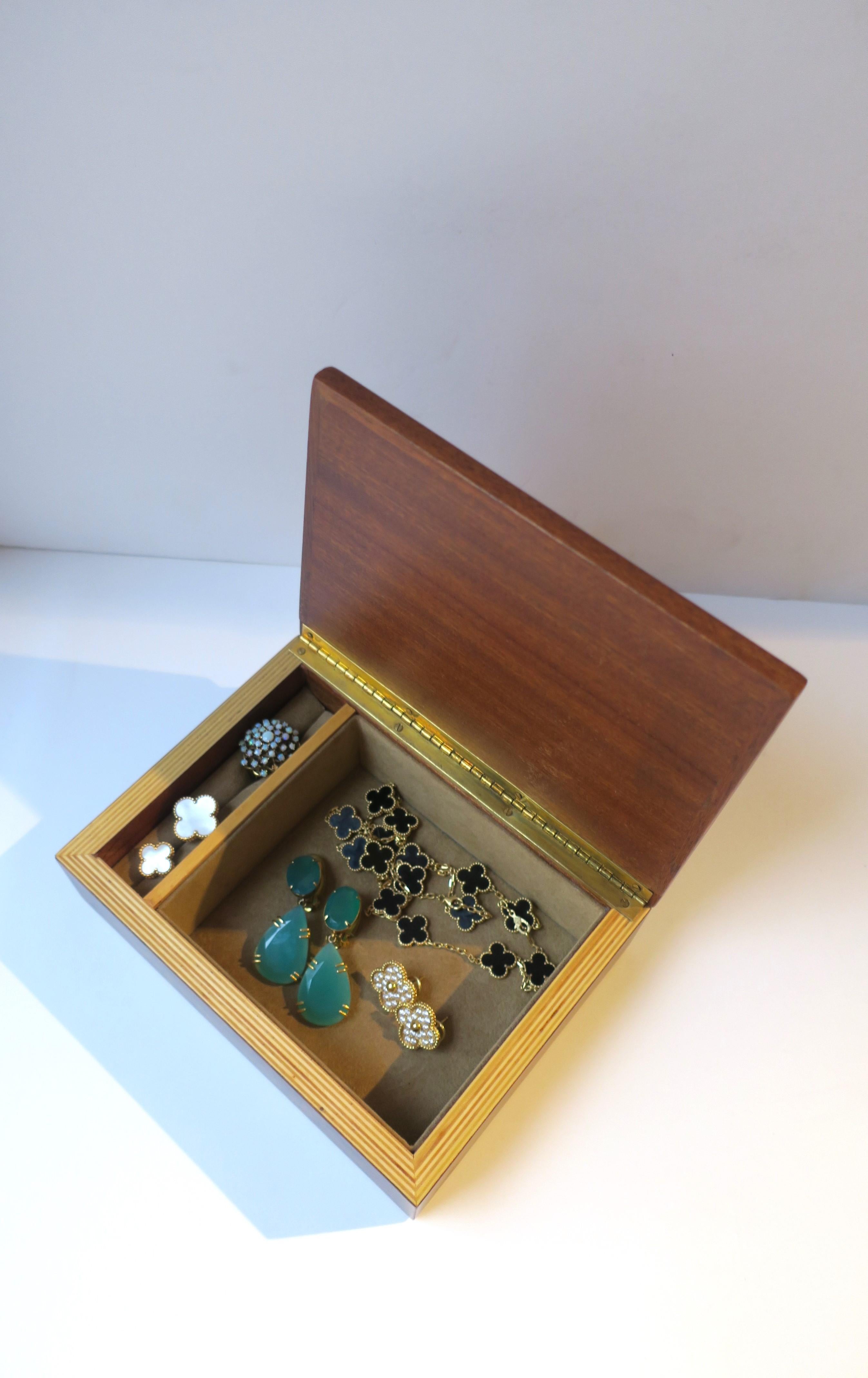 Italian Burl Jewelry Box For Sale 2