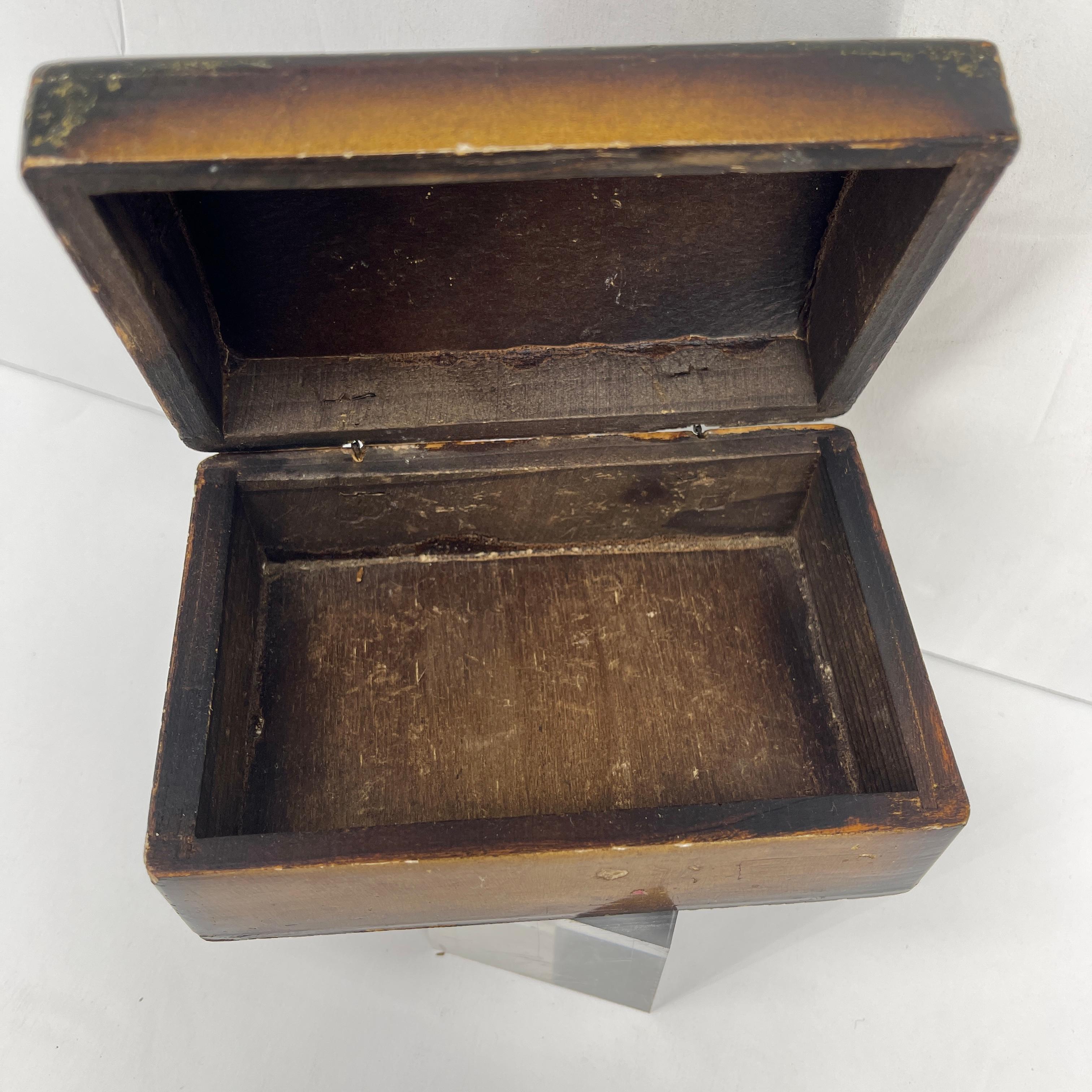 Boîte à bijoux ou boîte décorative italienne, début du XXe siècle en vente 10