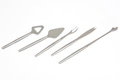 Kalmar Juego de Bar de Cinco Piezas de Acero Inoxidable Italian Vintage