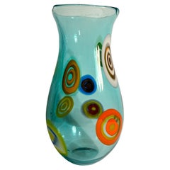 Italienische Vase aus hellblauem Murano-Glas von La Murrina aus den 1950er Jahren