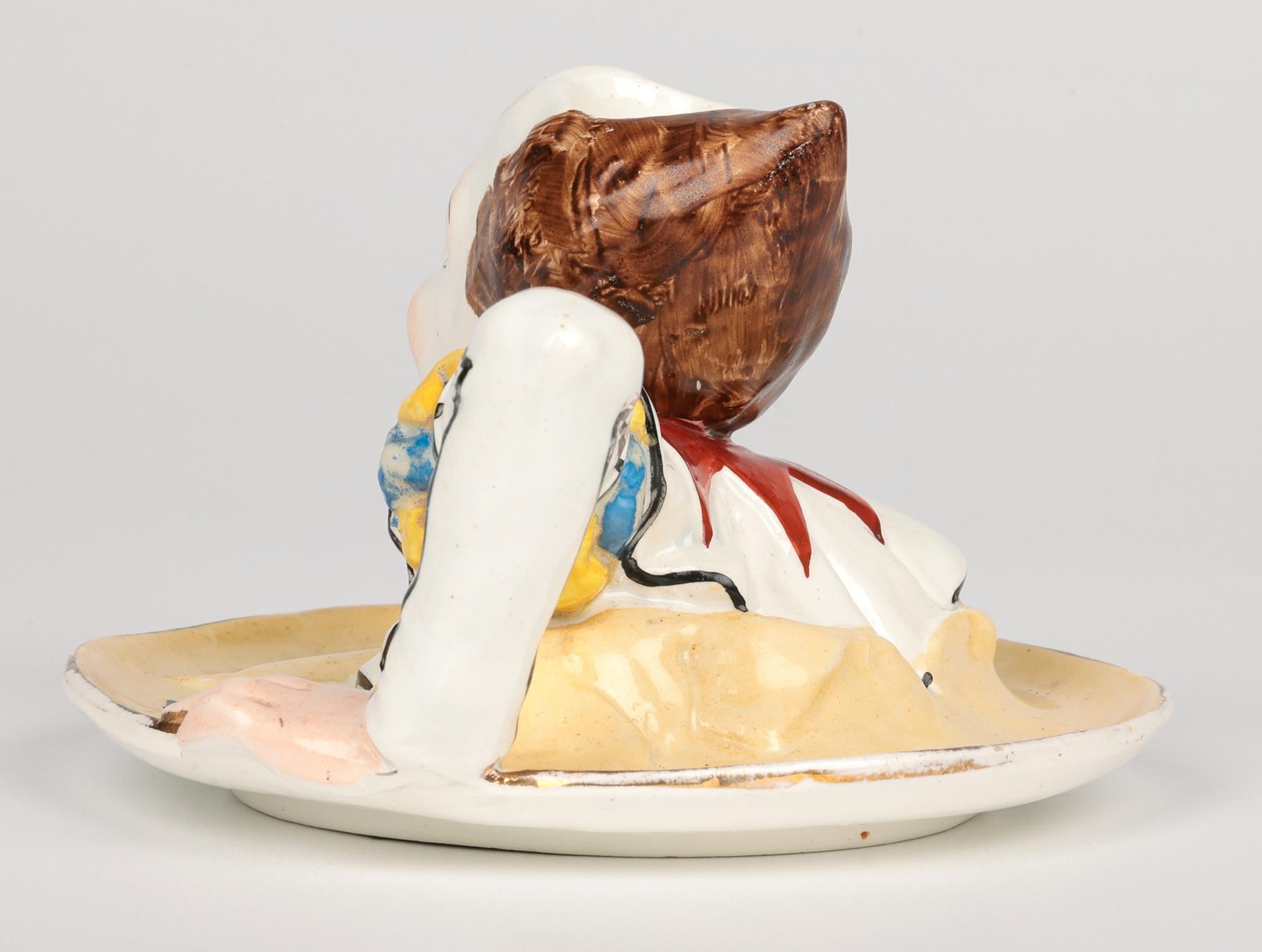 Bâton de chambre italien La Societa Ceramica Richard Ginori Rare Clown en vente 11