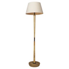 Italian Lacquered Parchment Floor Lamp 1940s