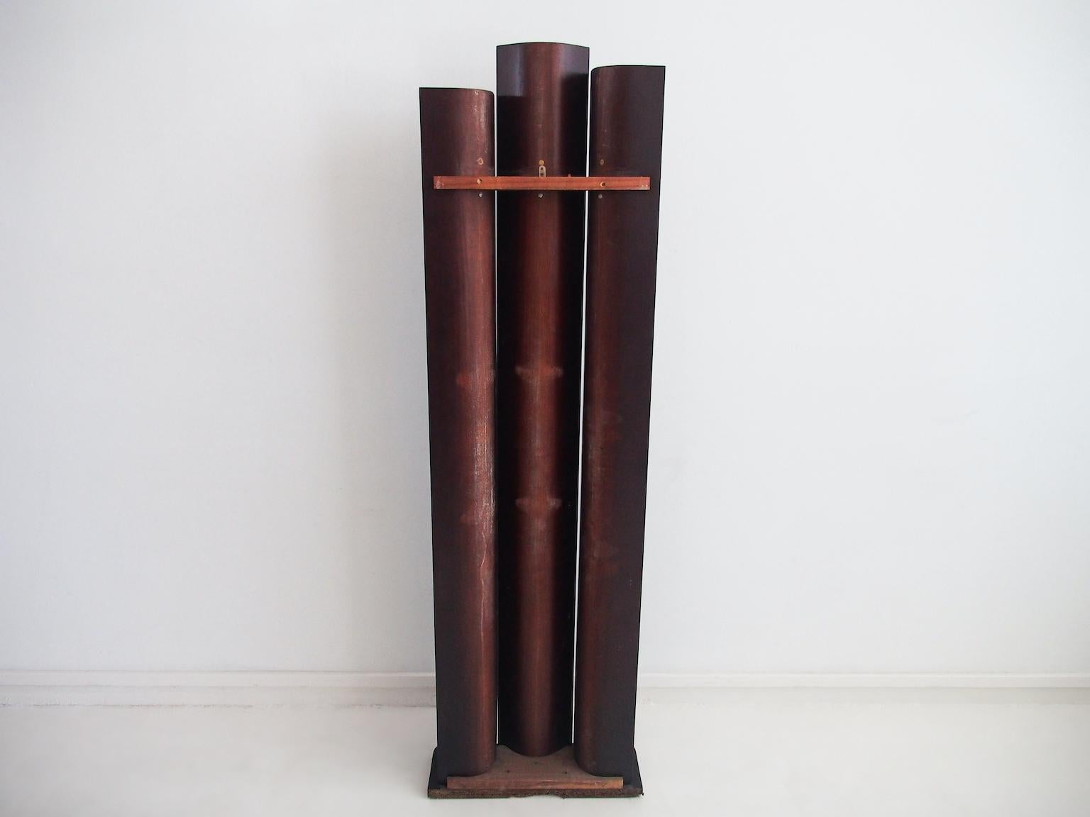 Italian Lacquered Wood Coat Hanger, 1970s For Sale 1