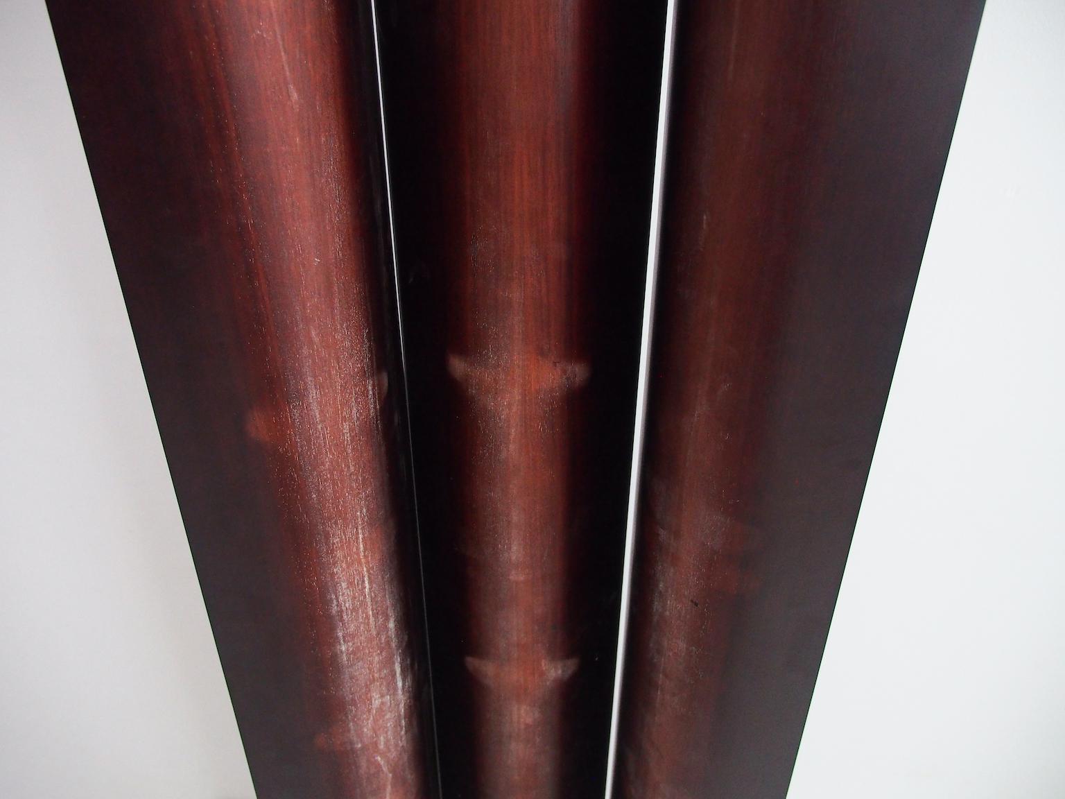 Italian Lacquered Wood Coat Hanger, 1970s For Sale 2