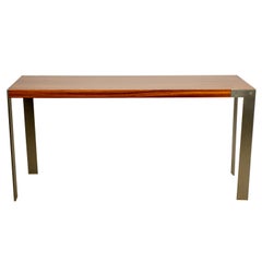 Italienische Konsole aus lackiertem Holz von Desalto, Italien