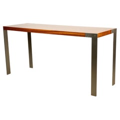 Italian Lacquered Wood Console By Desalto, Italy