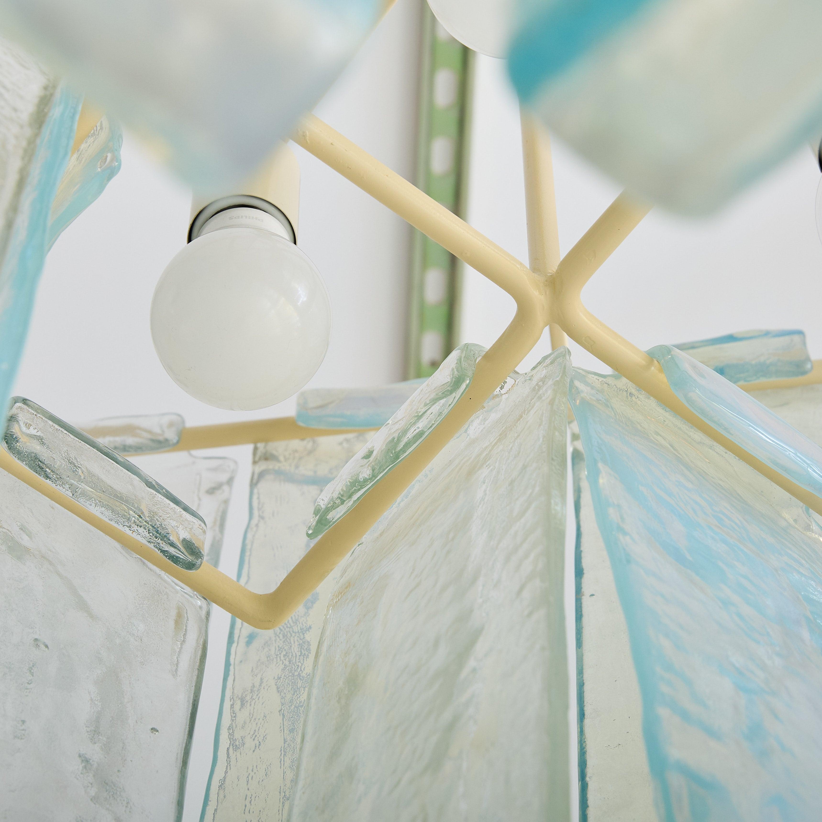 Mid-20th Century Italian 'Laguna' Murano Glass Chandelier by Renato Toso for Fratelli Toso, 1960s
