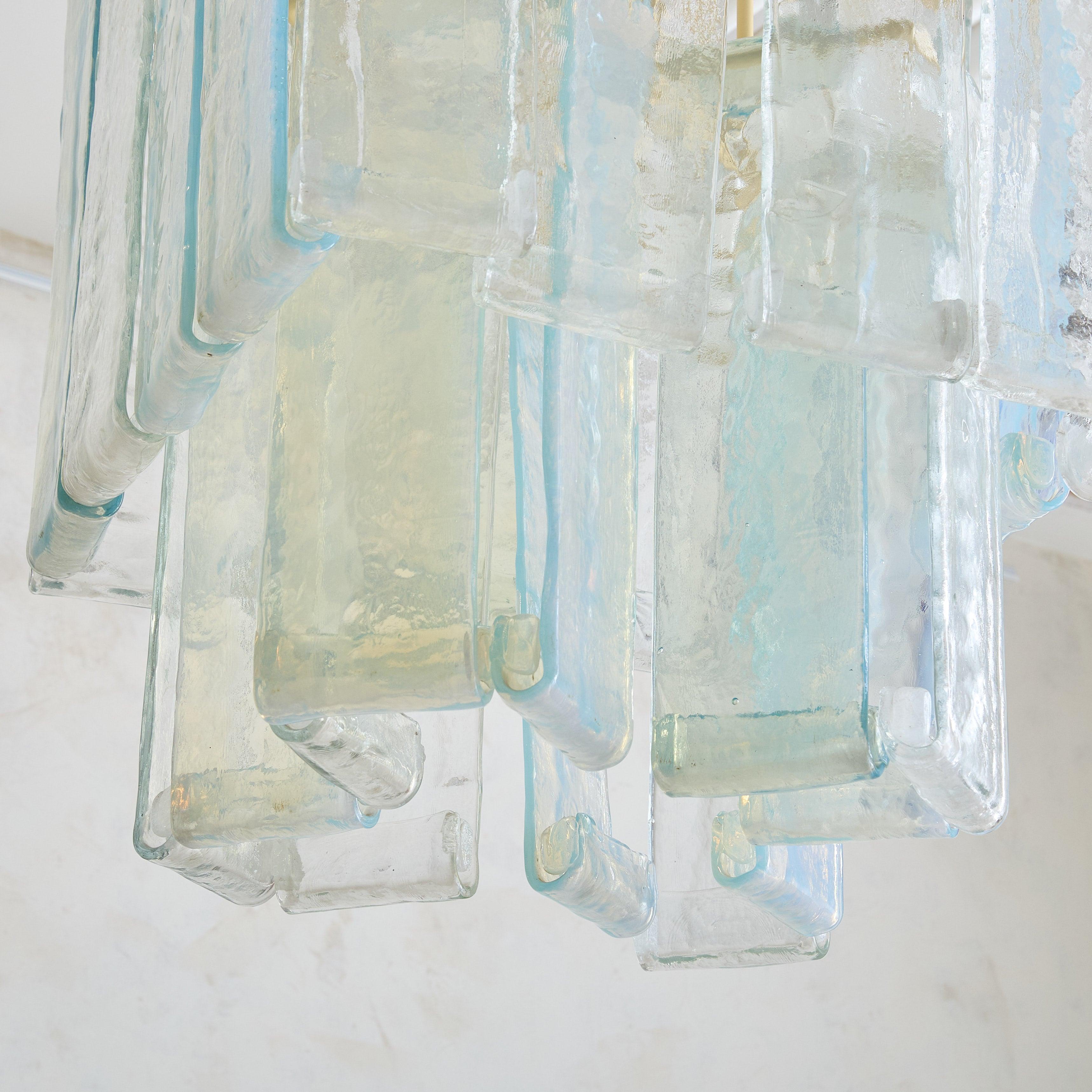Italian 'Laguna' Murano Glass Chandelier by Renato Toso for Fratelli Toso, 1960s 3