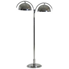 Italian Lamp in Chromed Steel, 1960s or 1970s