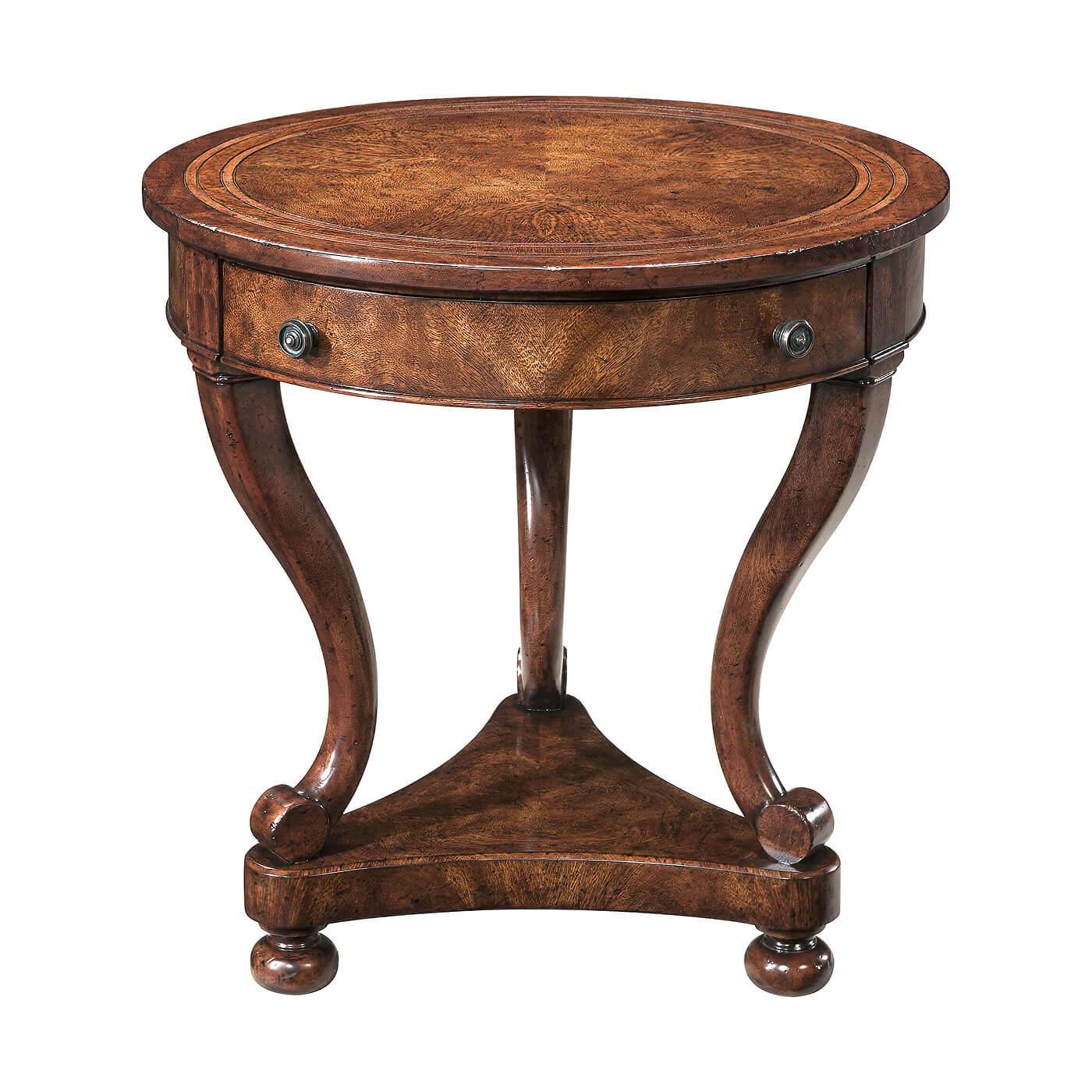 Neoclassical Italian Lamp Table For Sale