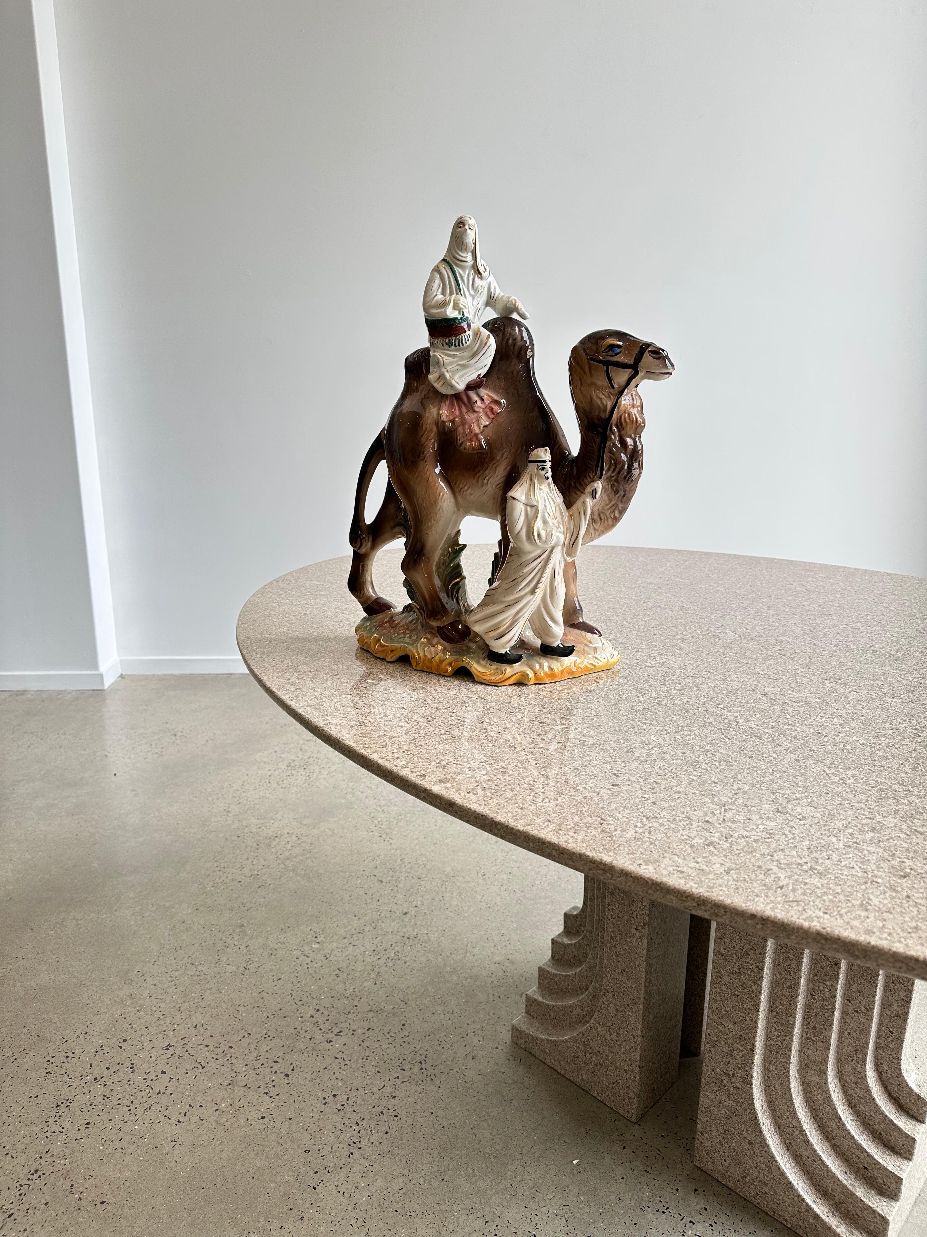 Gran Porcelana Camel Italiana Capodimonte Pintada a Mano, Años 50 en Bueno estado para la venta en Byron Bay, NSW
