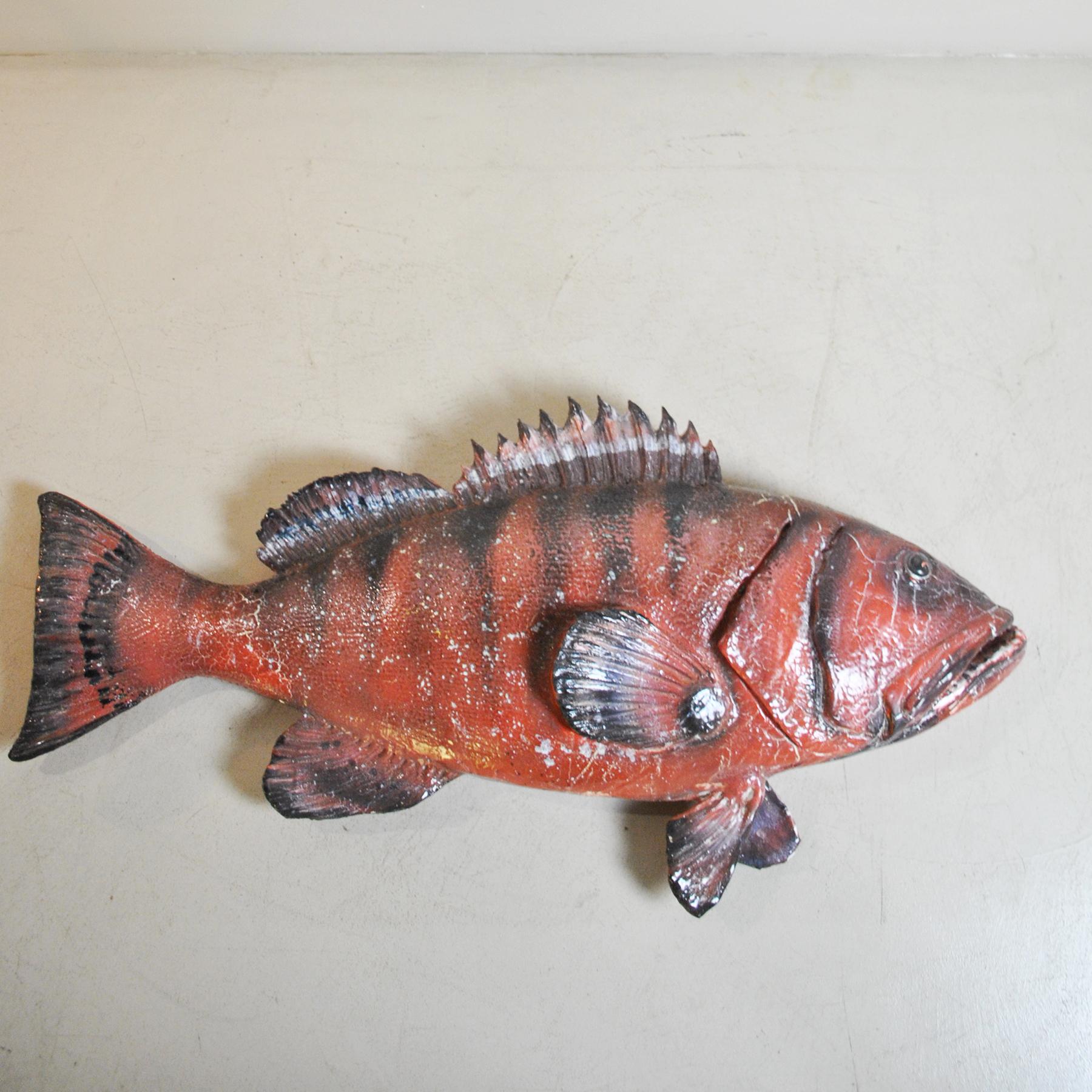 Escultura italiana grande de cerámica de animales marinos años 60 mediados del siglo XX en venta