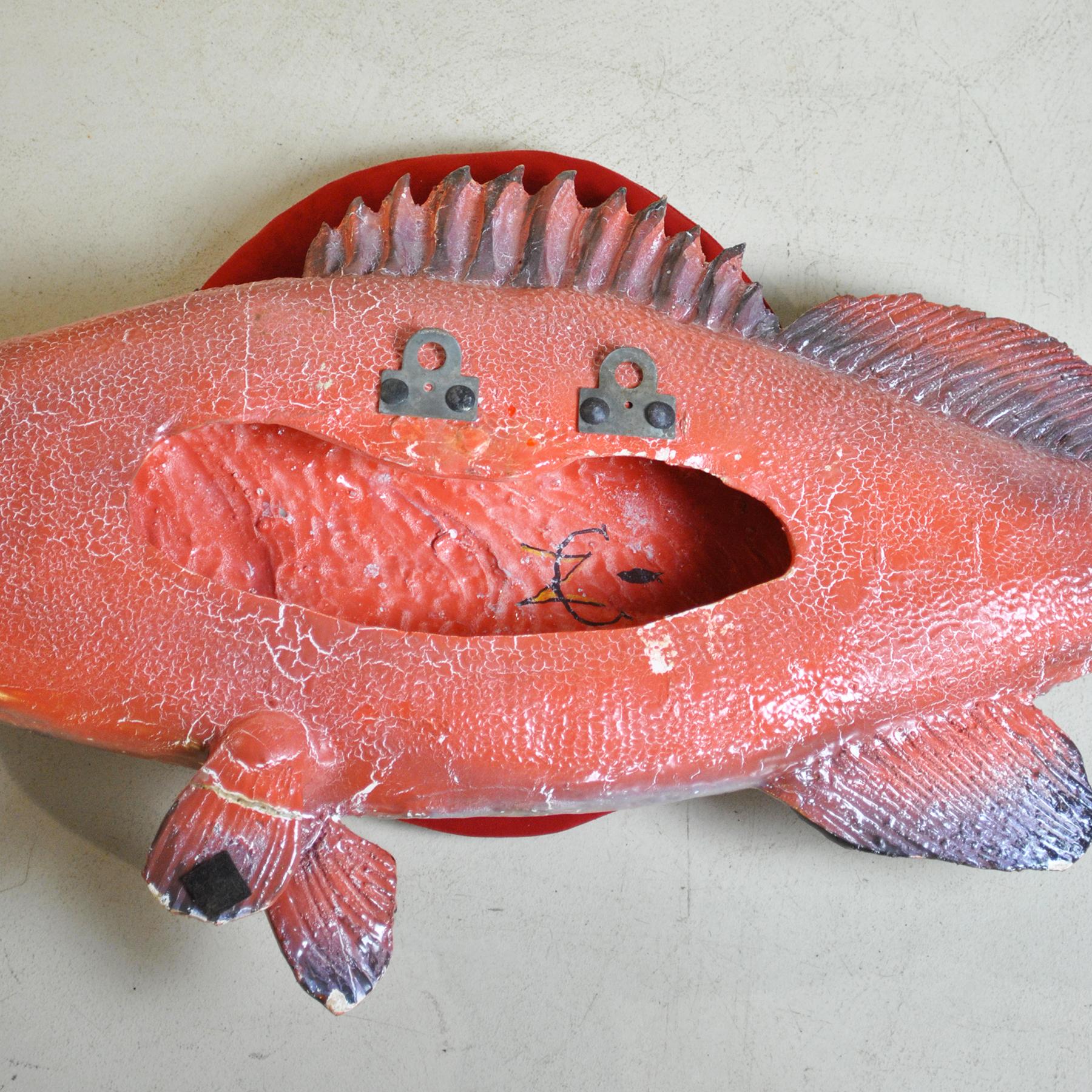 Escultura italiana grande de cerámica de animales marinos años 60 en venta 1