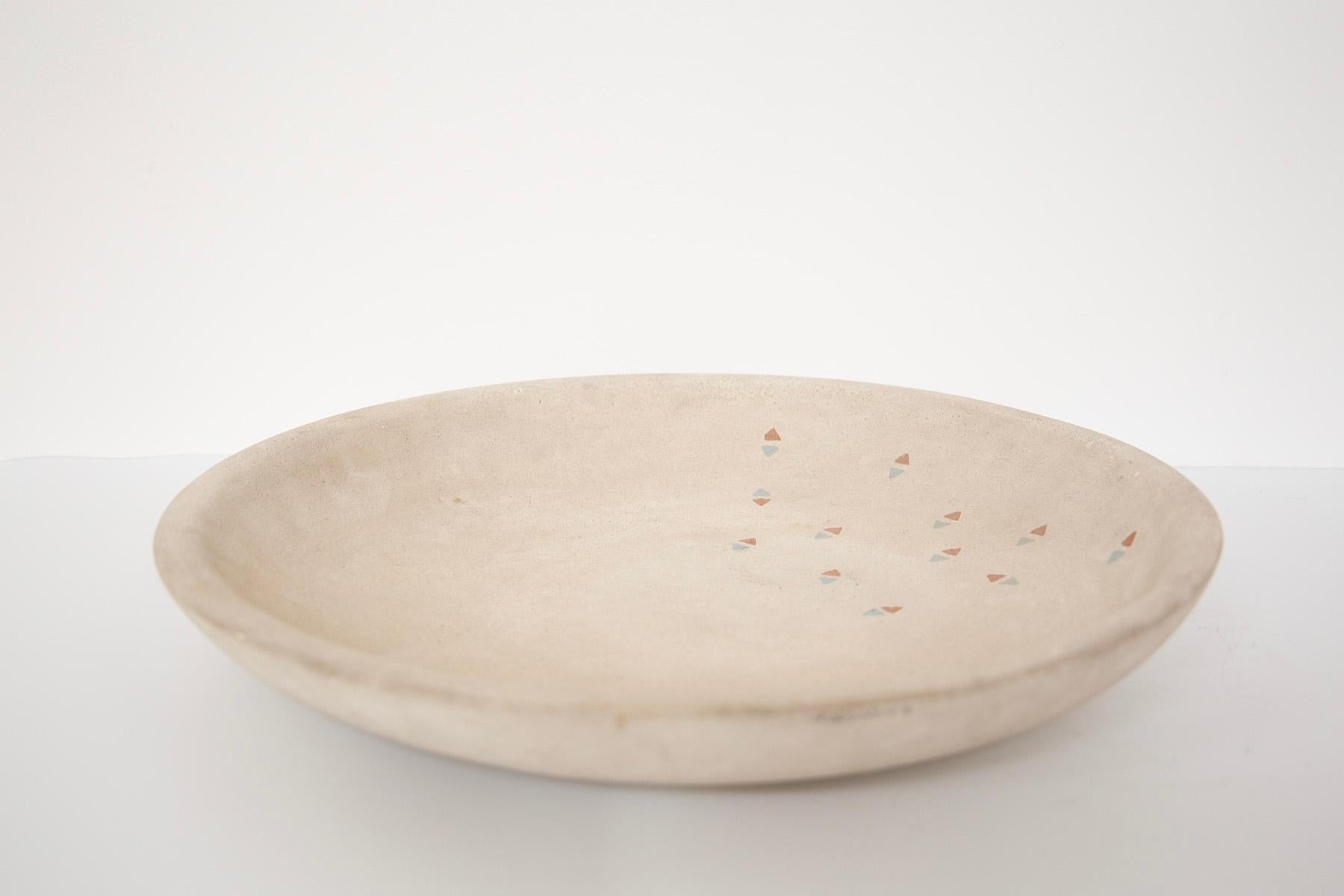 Moderno Italian Large decorative abstract bowl by Candido Fior in vendita