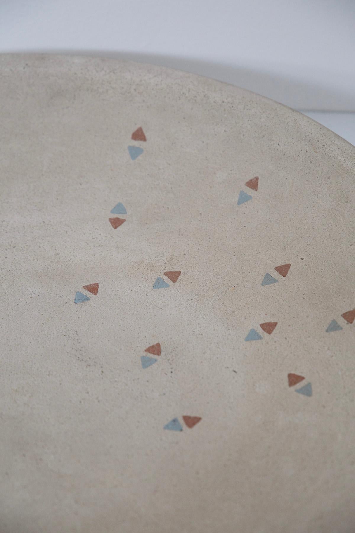 Ceramica Italian Large decorative abstract bowl by Candido Fior in vendita