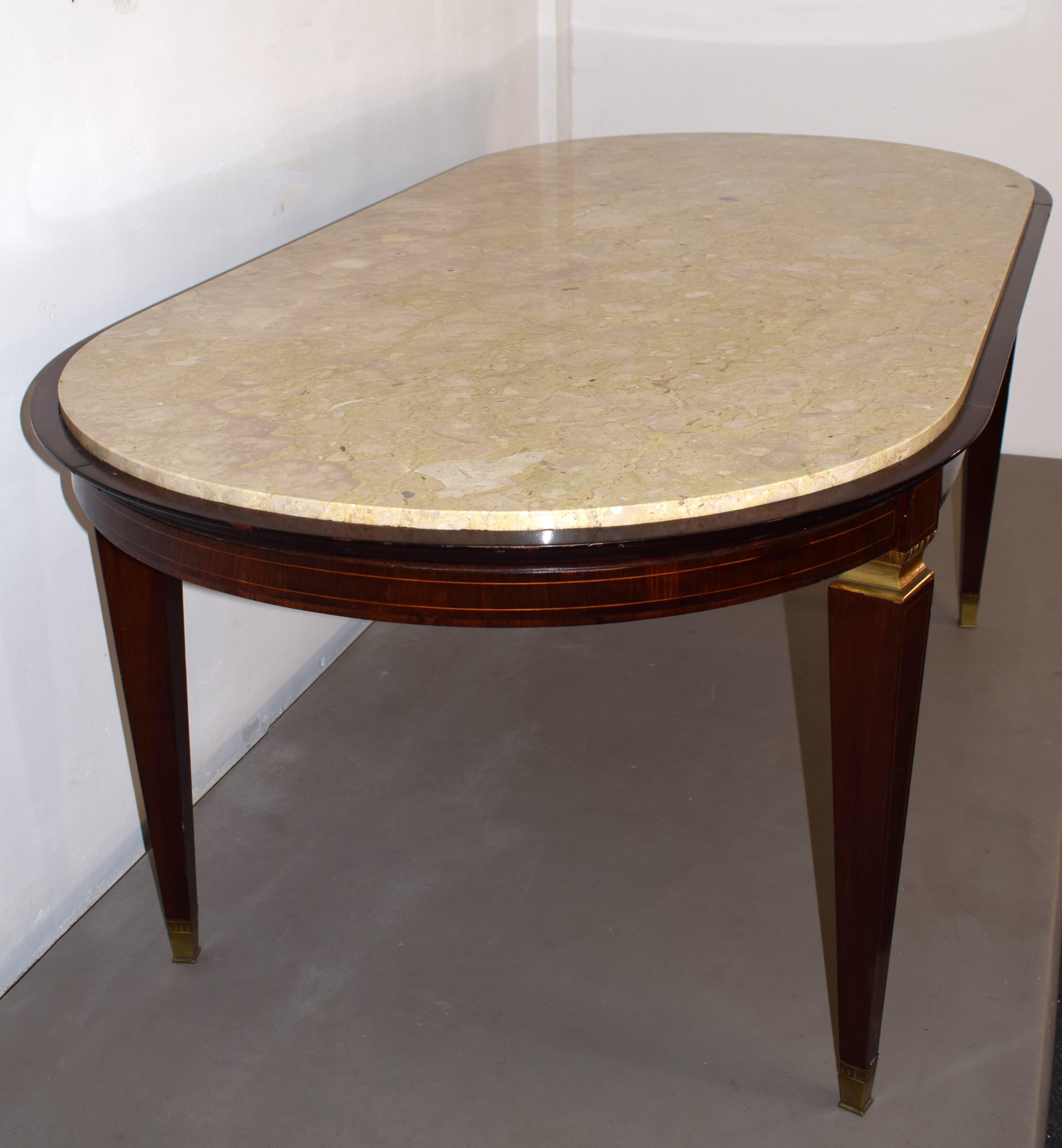 Mid-20th Century Italian large dining table by Paolo Buffa, 1950s For Sale