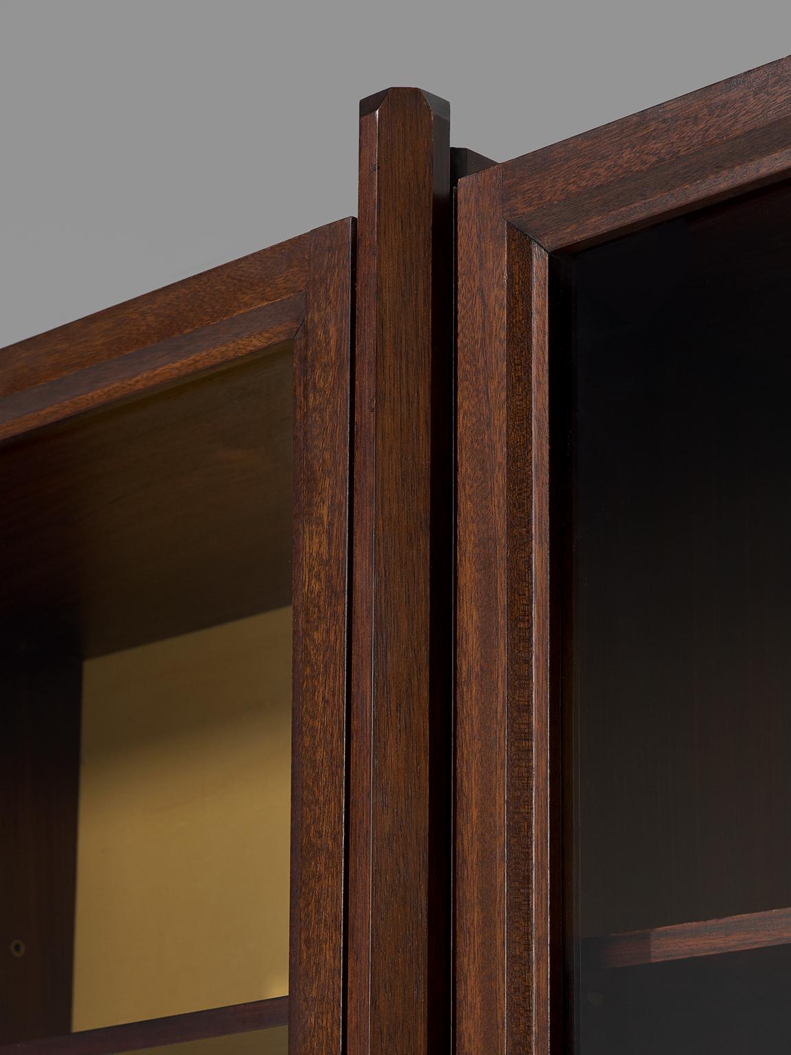 Italian Large Five Sectioned Cabinet in Rosewood, 1960s 2