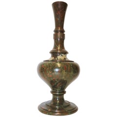Italian Large Grand Tour Serpentine Marble Vase, circa 1870