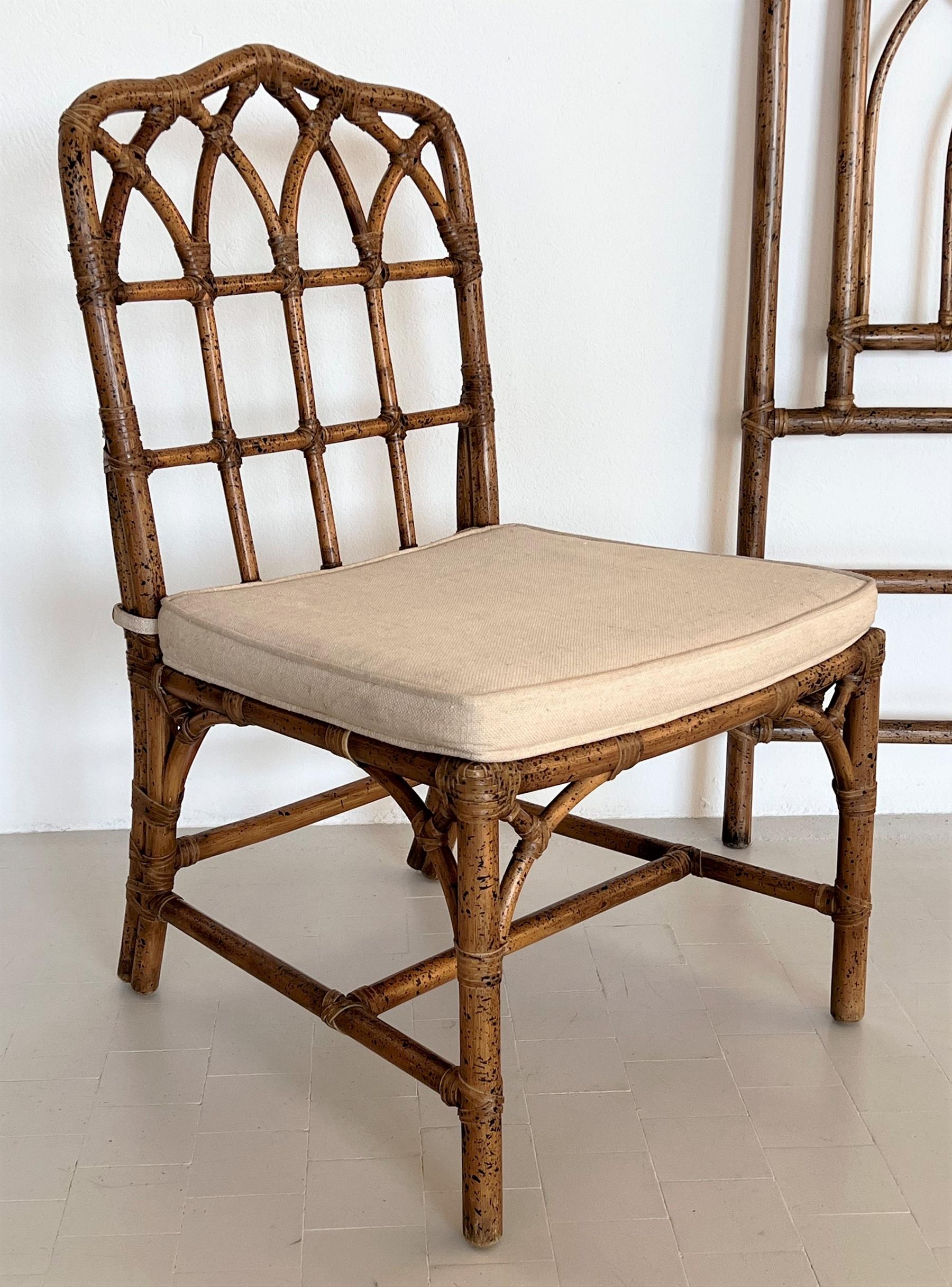 large bamboo chair