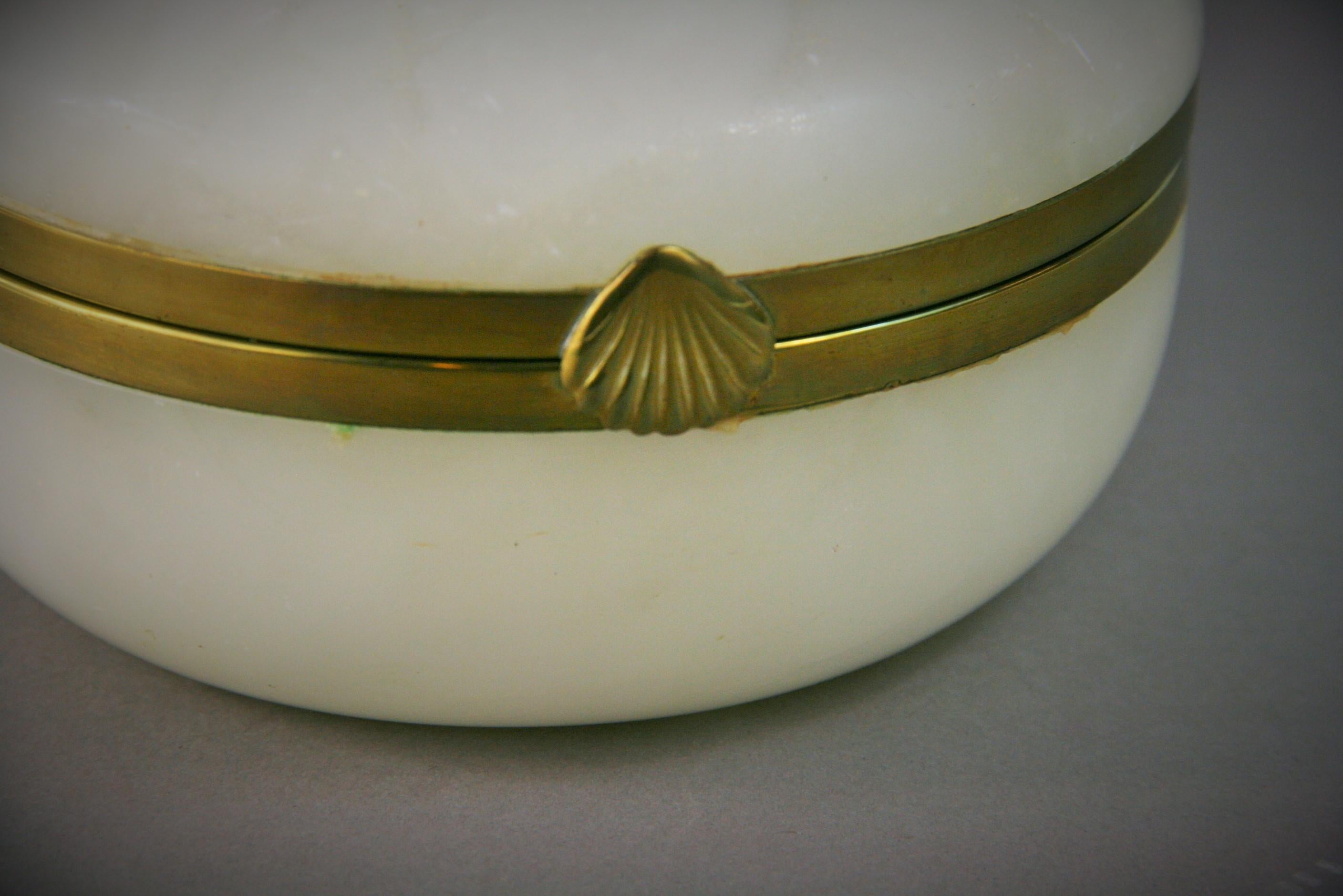 italian alabaster trinket box