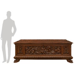 Italian late 16th century Baroque period Walnut Cassone
