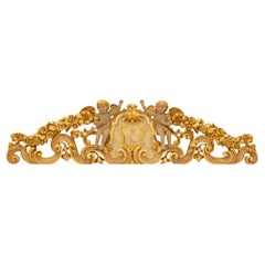 Italian late 17th century Baroque Period Wood and Giltwood wall decor