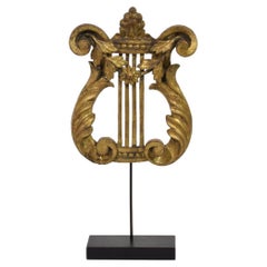 Italian late 18th  Century Carved Giltwood Ornament