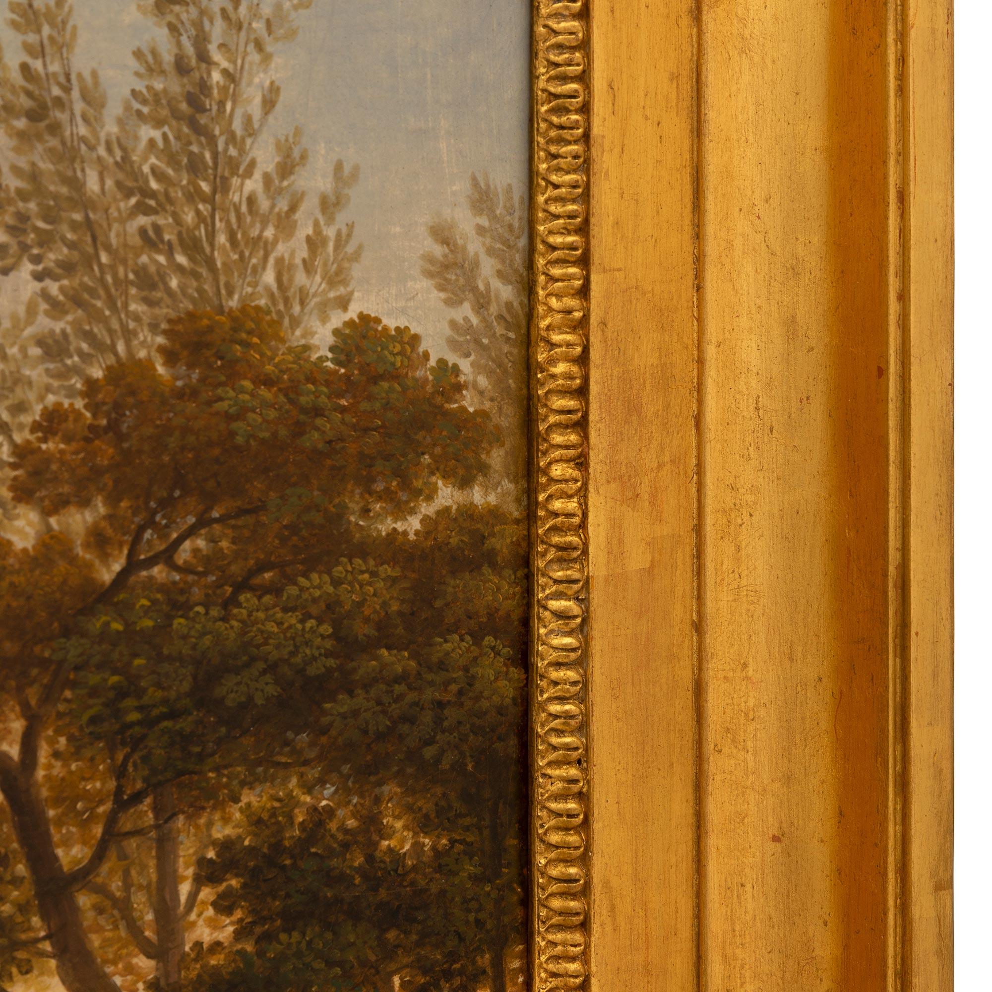 Italian Late 18th Century Oil on Canvas Landscape Painting 3