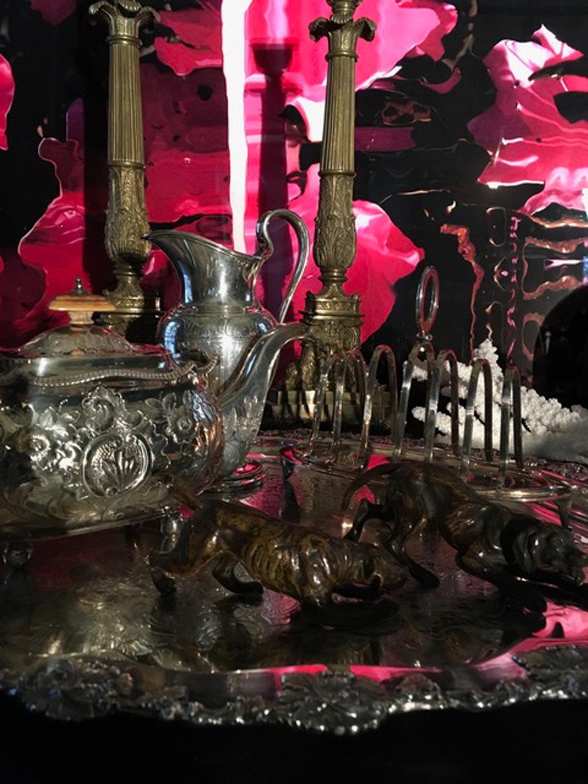Italien Spätes 18. Jahrhundert Paar Empire-Kerzenhalter aus Messing im Zustand „Gut“ im Angebot in Brescia, IT