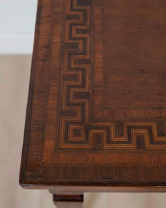 Italian Late 18th Century Tuscan Walnut Inlaid Table