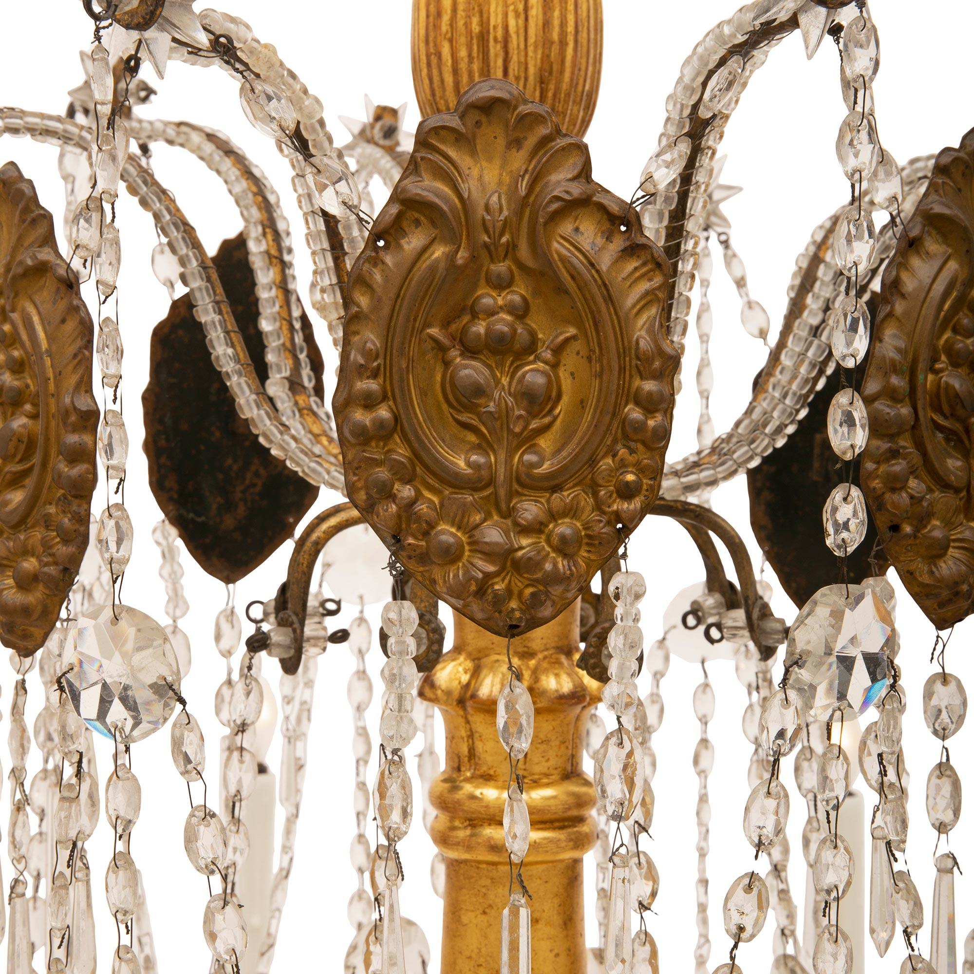 Italian Late 18th Early 19th Century Chandelier For Sale 1