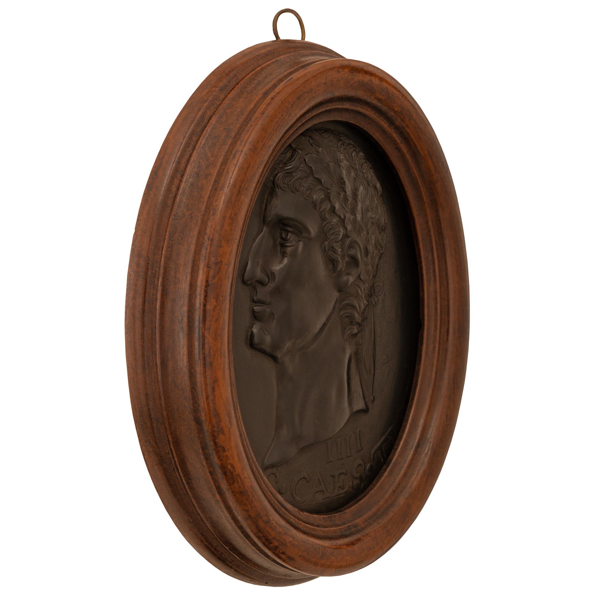 Placas de madera de basalto y madera patinada italianas de finales del siglo XIX Italiano en venta