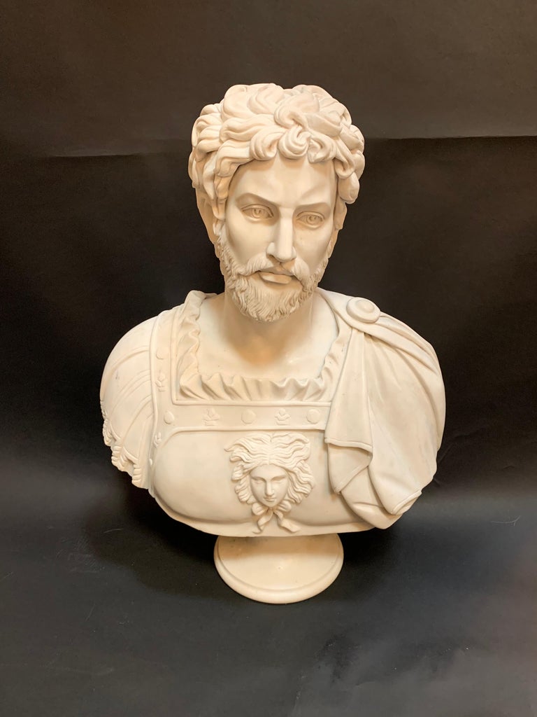 Italian Late 19th Century Bust of Emperor For Sale at 1stDibs